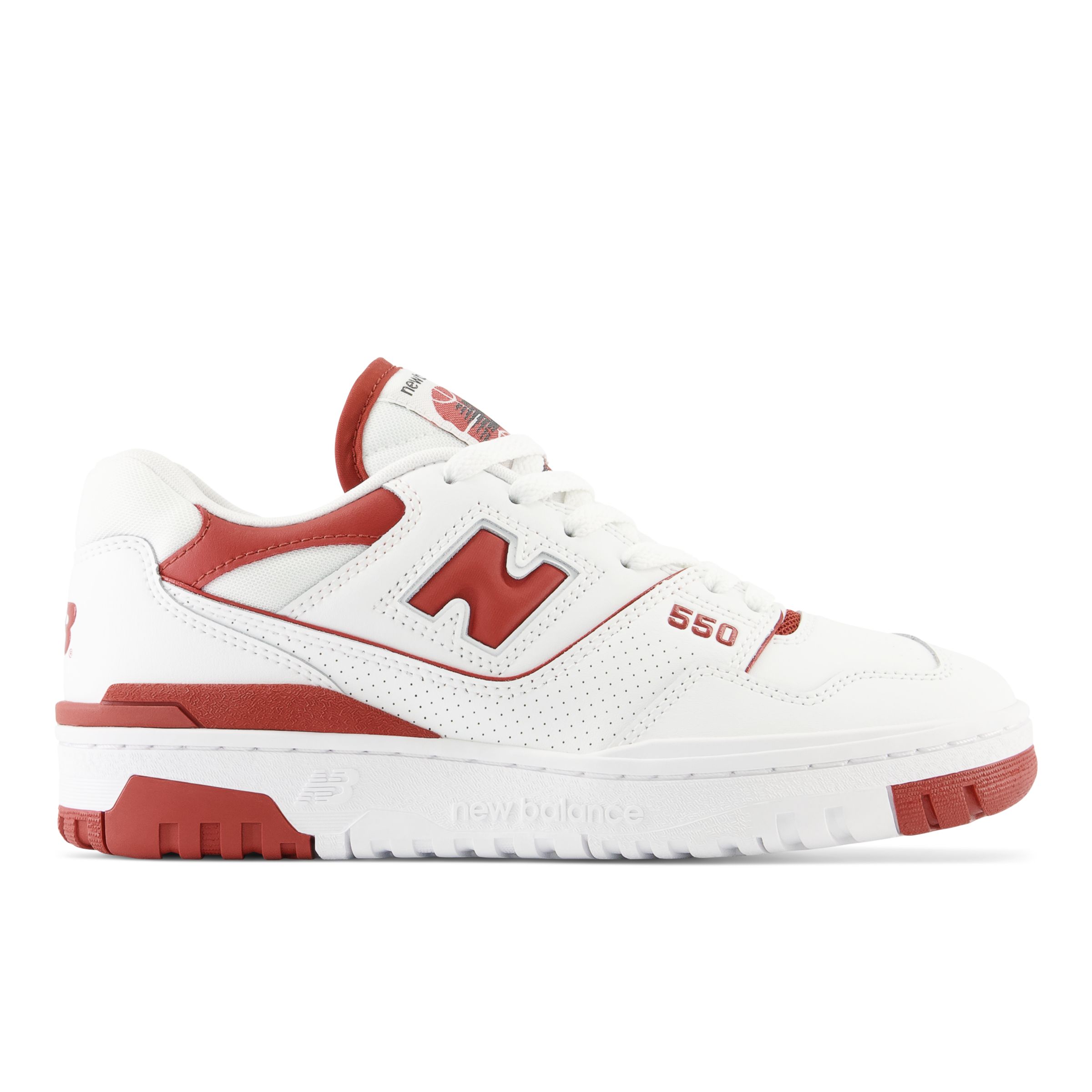 

New Balance Women's 550 White/Red - White/Red