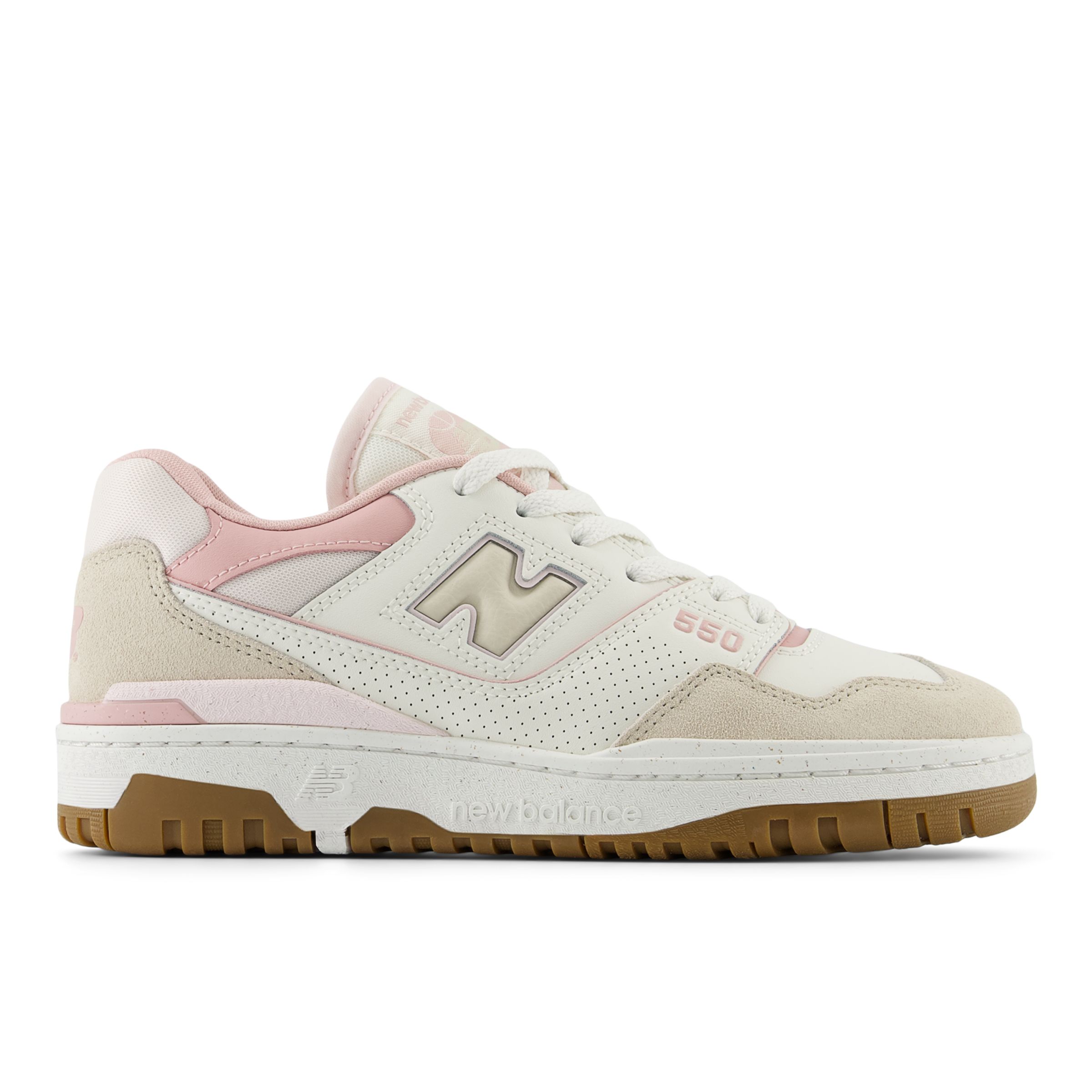 

New Balance Women's BBW550 White/Pink - White/Pink