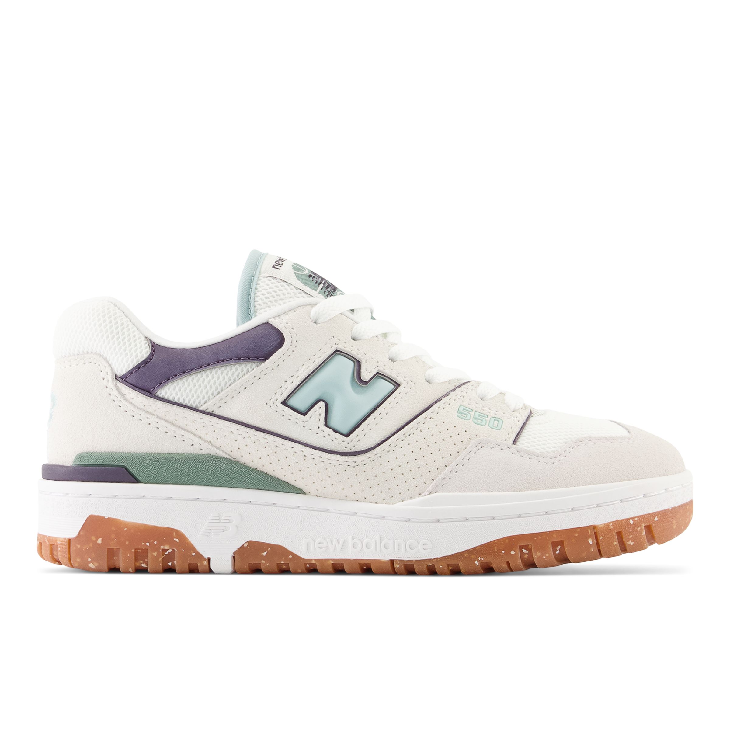 

New Balance Women's 550 White/Grey/Yellow/Brown - White/Grey/Yellow/Brown