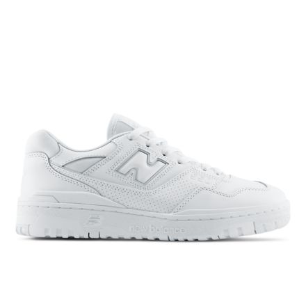 550 Leather Sneakers in White - New Balance