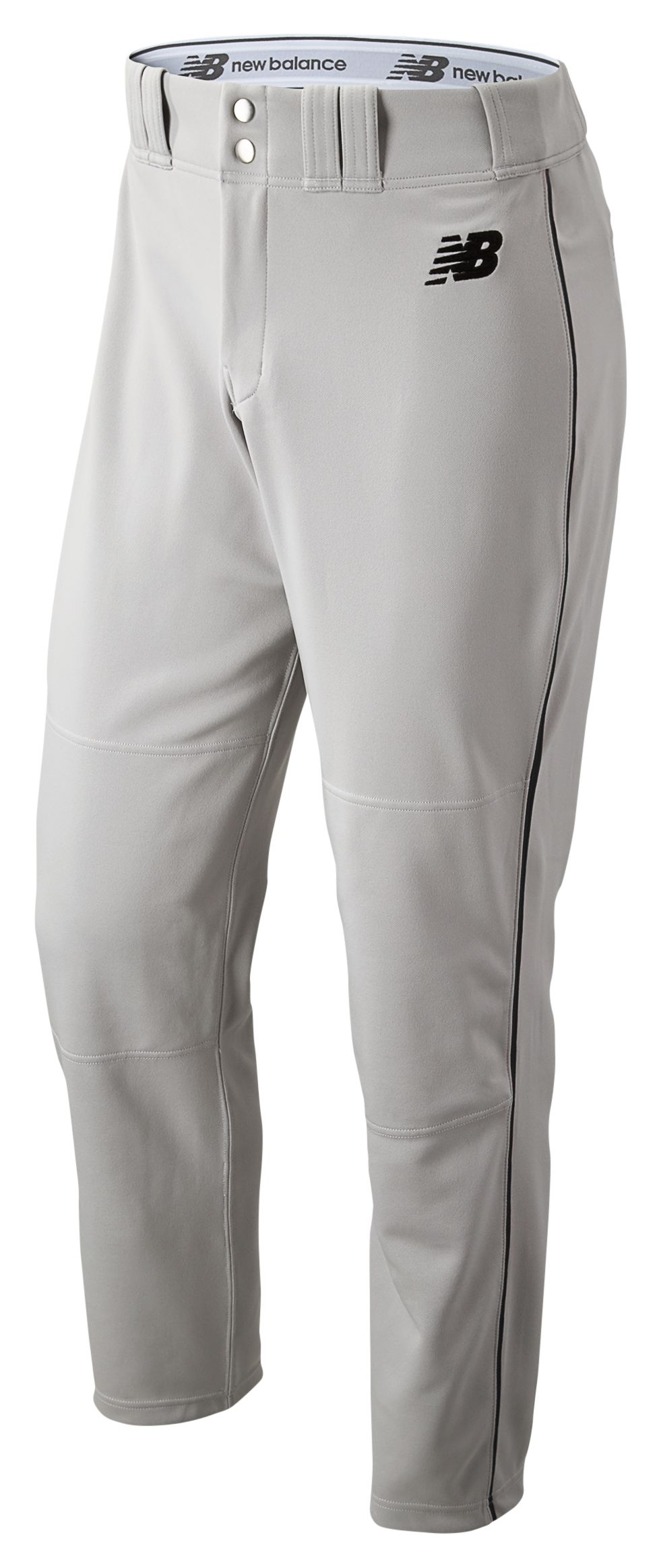 

New Balance Men's Adversary 2 Baseball Piped Pant Athletic Grey/Black - Grey/Black