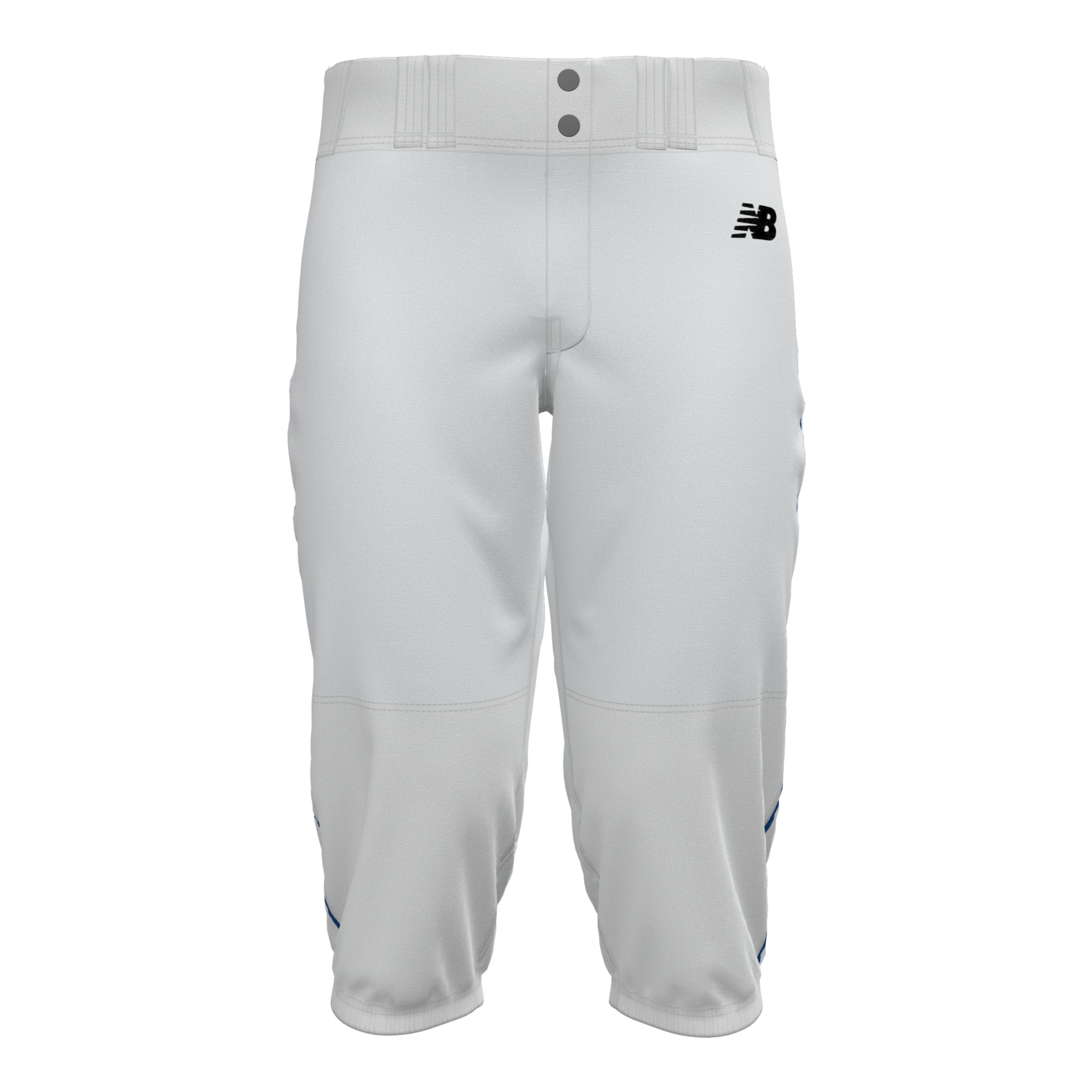 

New Balance Men's Adversary 2 Baseball Piped Knicker Athletic White/Blue - White/Blue