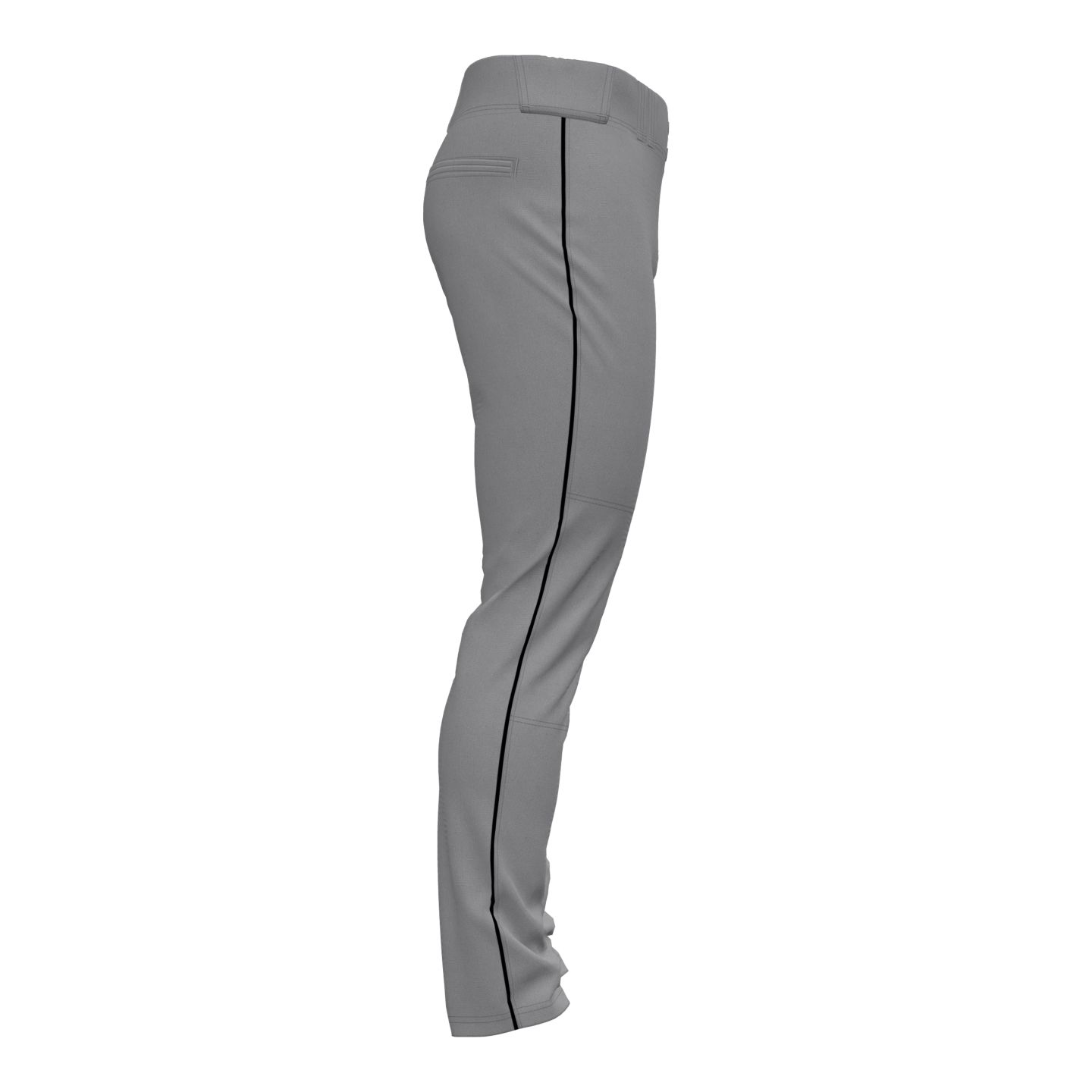 Мужские брюки New Balance Adversary 2 Pant Piped Tapered, цвет: Серый / Чёрный — фото 2