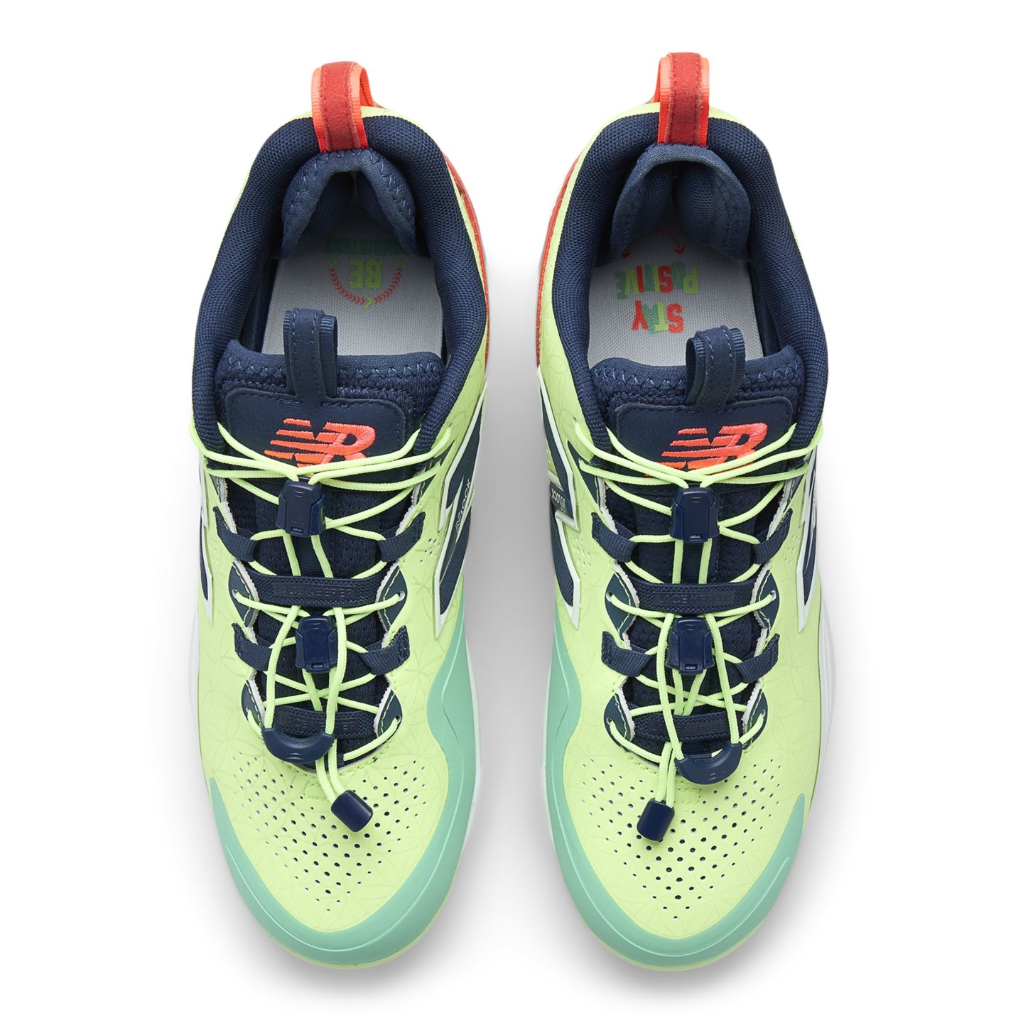 Мужские кроссовки New Balance Fuelcell Lindor 3 Comp, цвет: Мятный / Тёмно-синий — фото 6