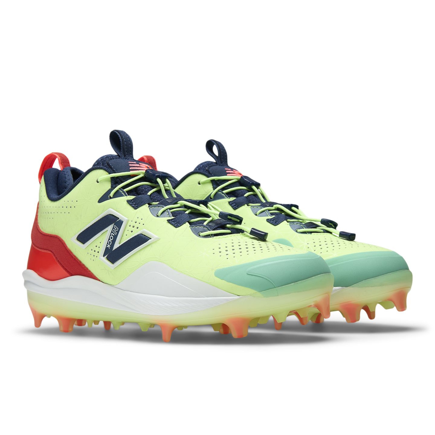 Мужские кроссовки New Balance Fuelcell Lindor 3 Comp, цвет: Мятный / Тёмно-синий — фото 3