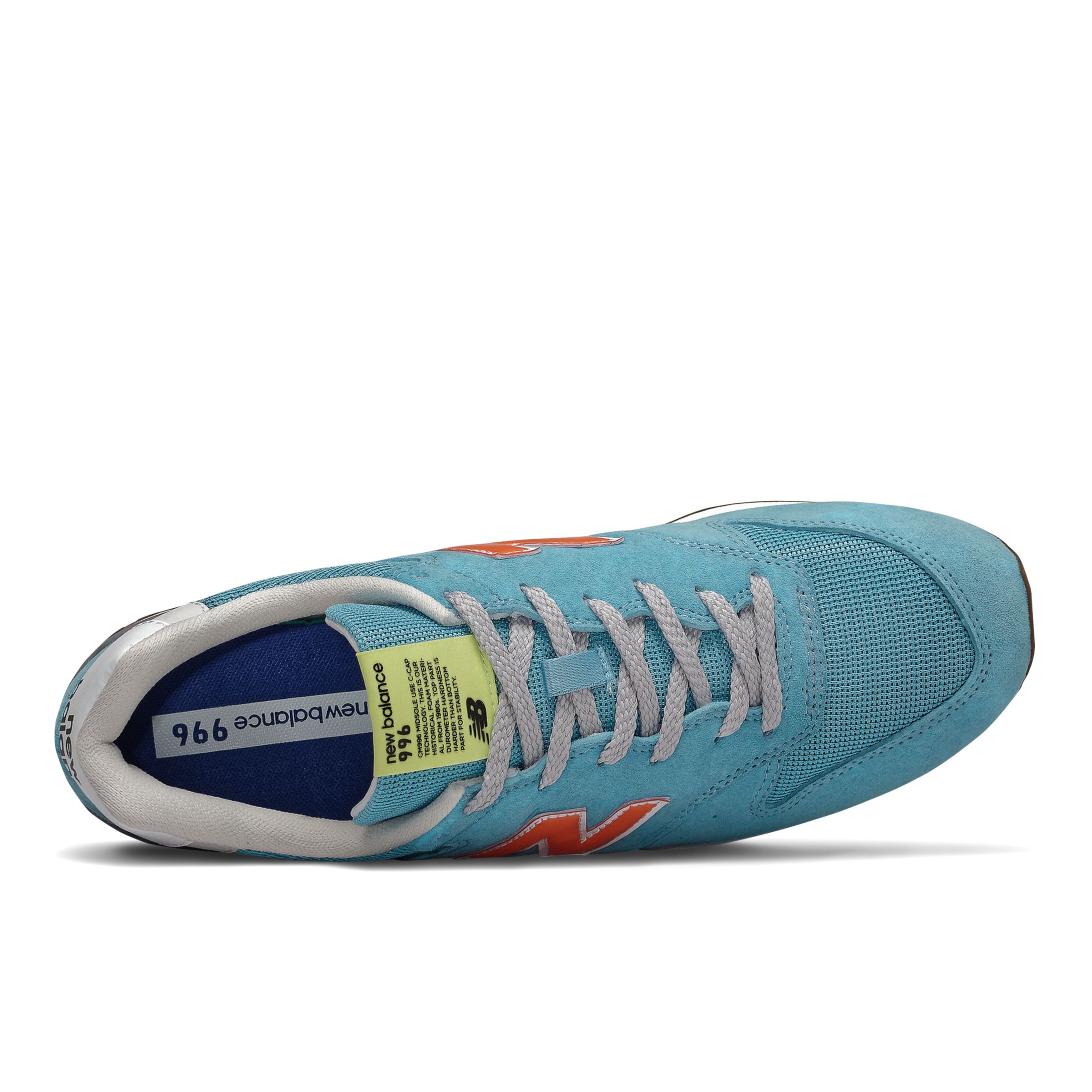 new balance 996 blue orange