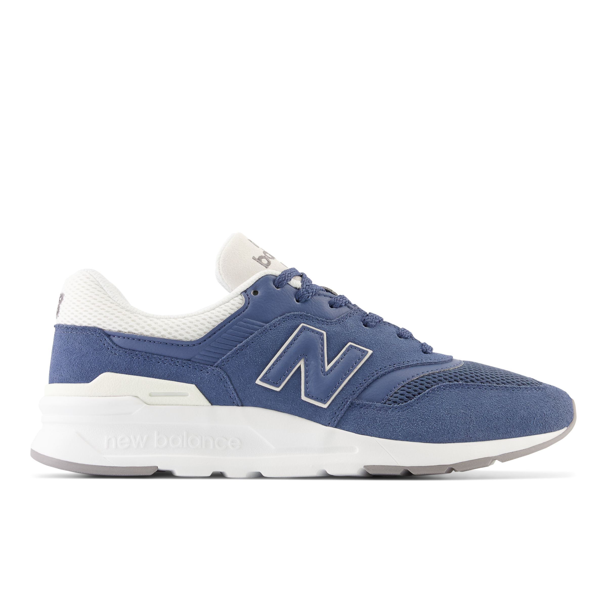 New Balance Men's 997H en Bleu/Blanc, Suede/Mesh, Taille 47 Large