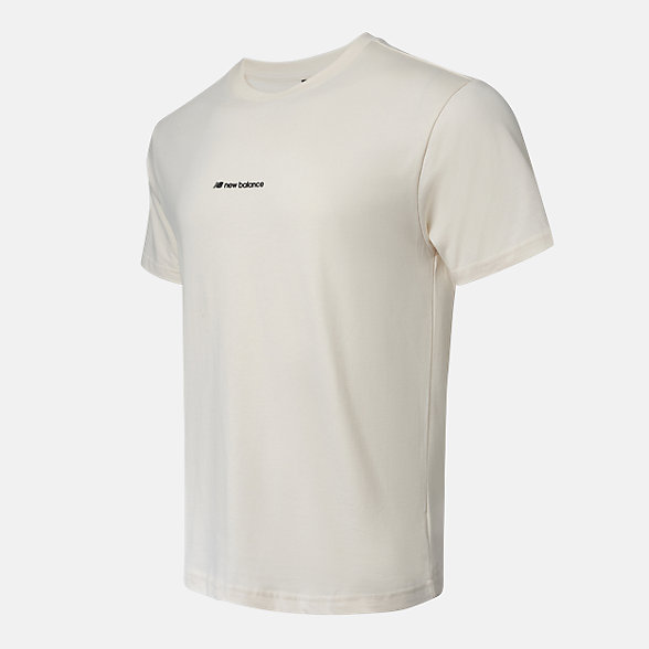 New Balance 男女同款印花短袖T恤, AMT12356PLW