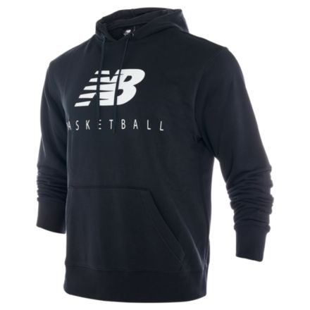 New Balance NB Basketball Blacktop Hoodie, MT03582BK