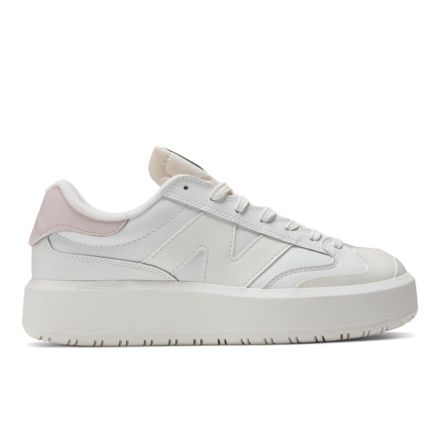 CT302 Unisex Tennis Shoes | White With Stone Pink & Sage - New Balance