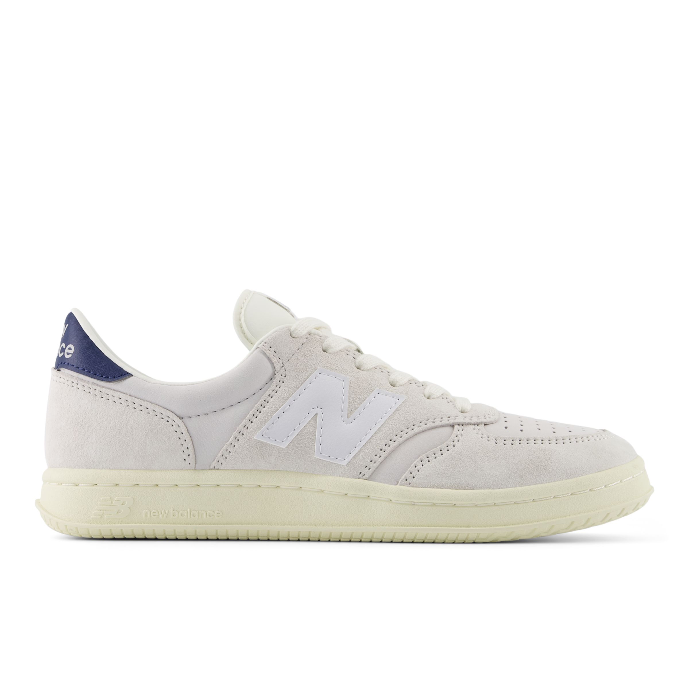 New Balance Unisex T500 in Grey/White Leather, size 5
