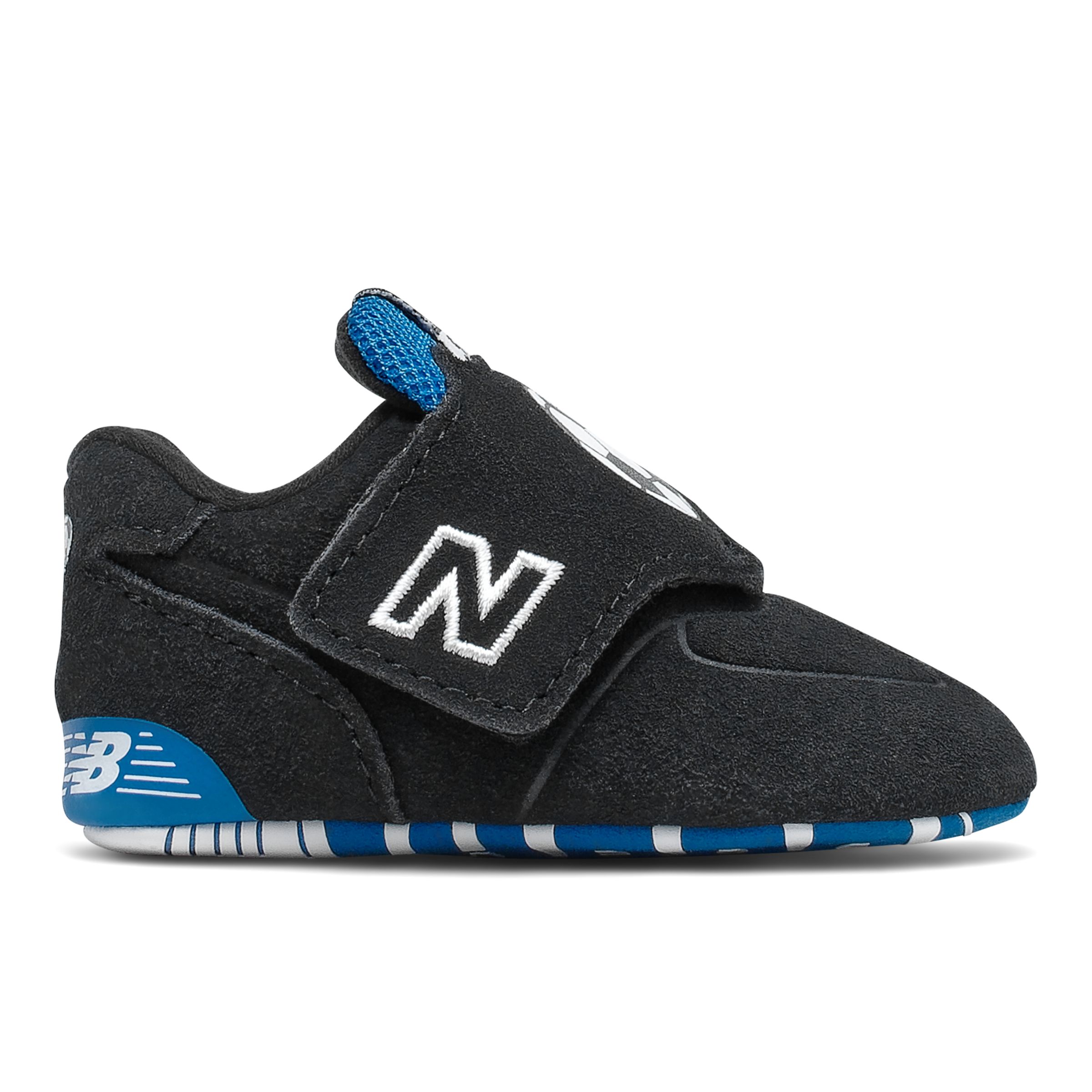 

New Balance Kids' 574 Crib Black/Blue - Black/Blue