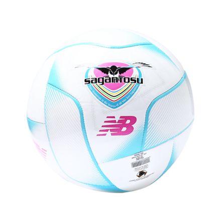 サガン鳥栖 トレーニングボール　4号, WHITE with LIGHT SAGAN BLUE with SAGAN PINK, FB23348GWLB