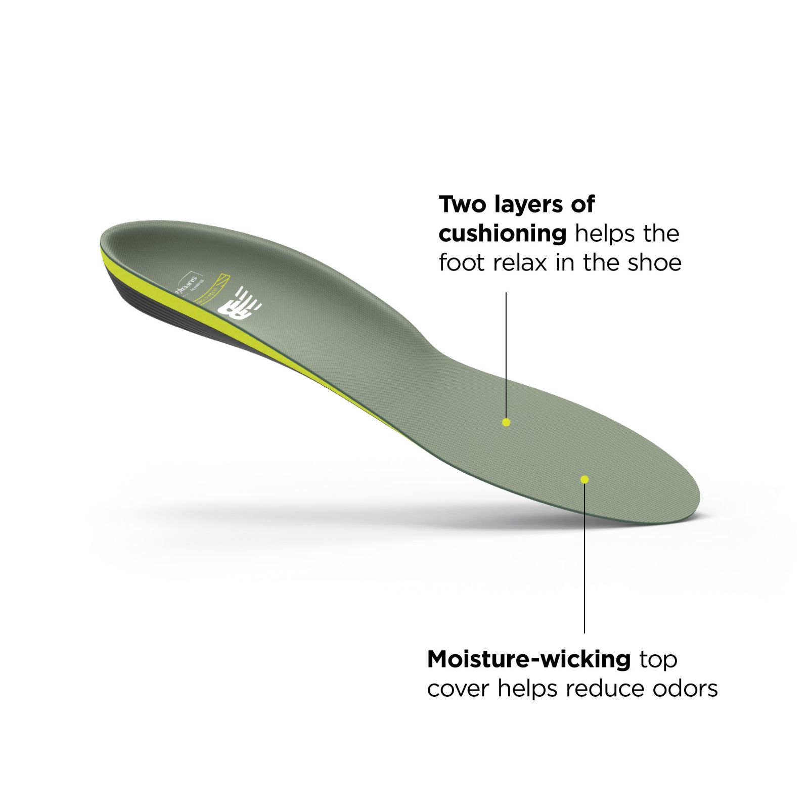 Мужские аксессуары New Balance Running Cushion CFX — фото 2