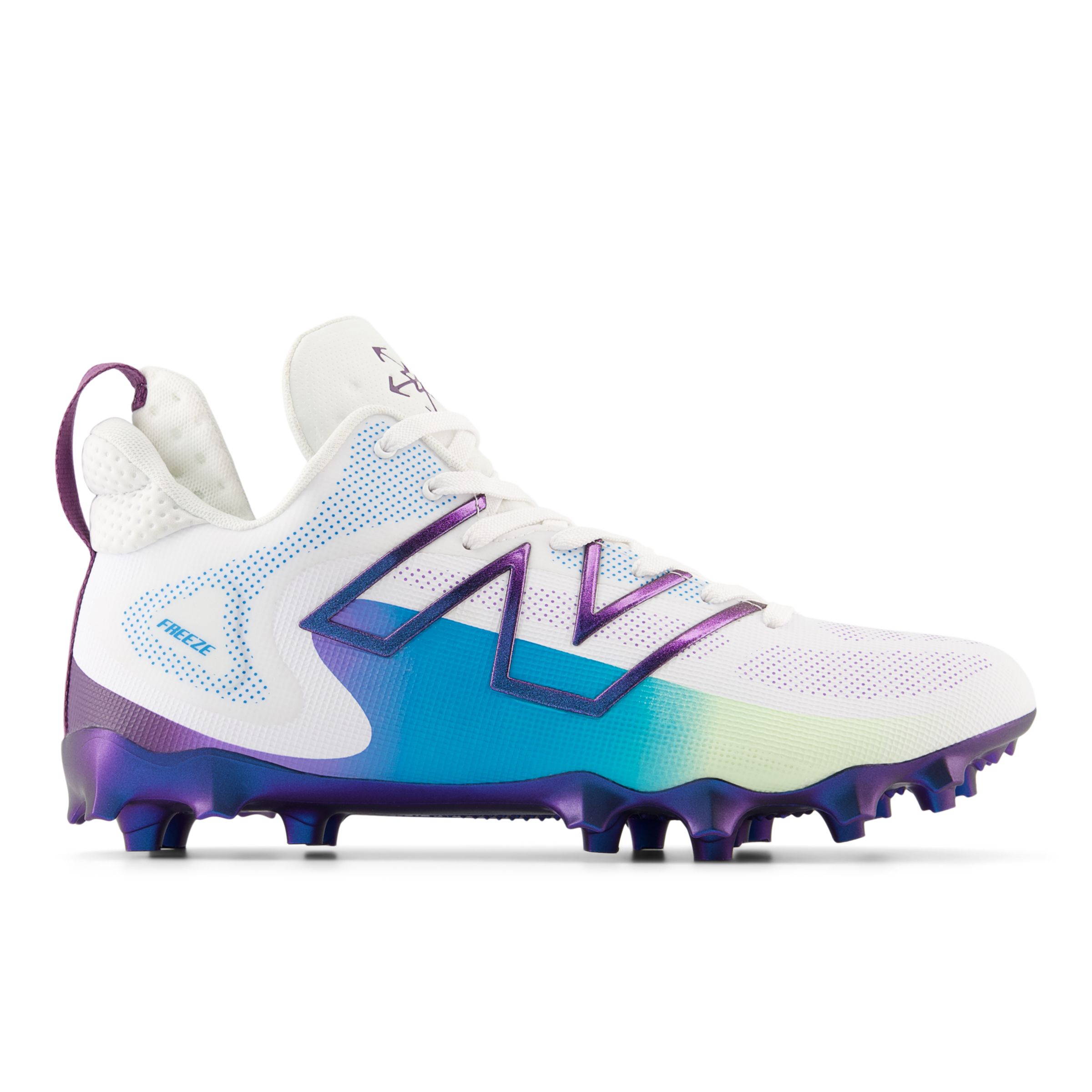 purple new balance cleats