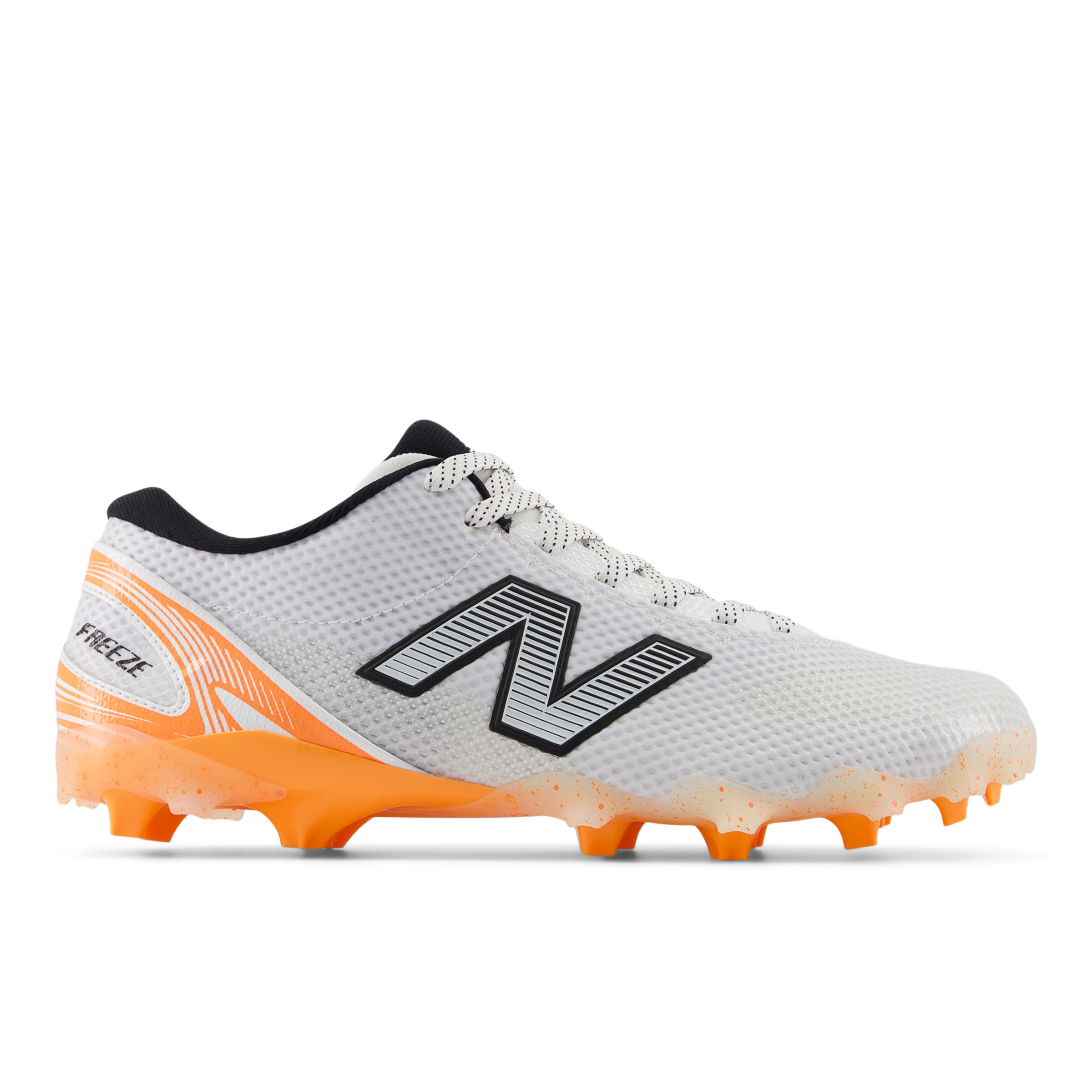 

New Balance Men's FreezeLX v5 Low White/Orange/Black - White/Orange/Black