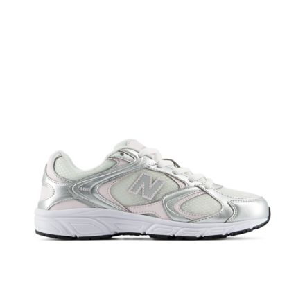 408 LACE, LIGHT SILVER METALLIC with PINK SALT, G4085Y8
