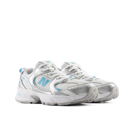 530 LACE, SILVER METALLIC with BLUE GLAZE, G5308QS