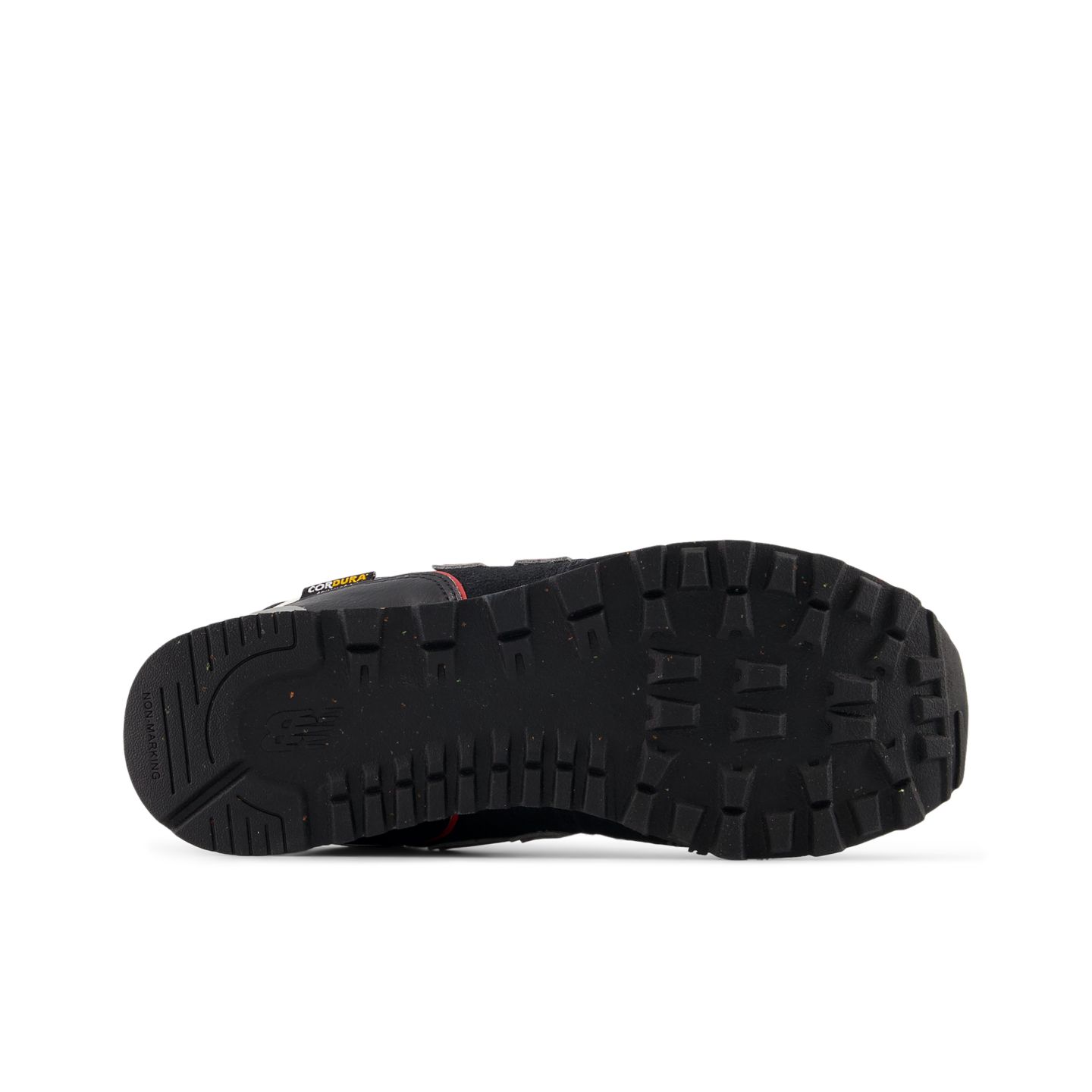 Детские кроссовки New Balance 574 Lace, цвет: Чёрный / Красный — фото 5