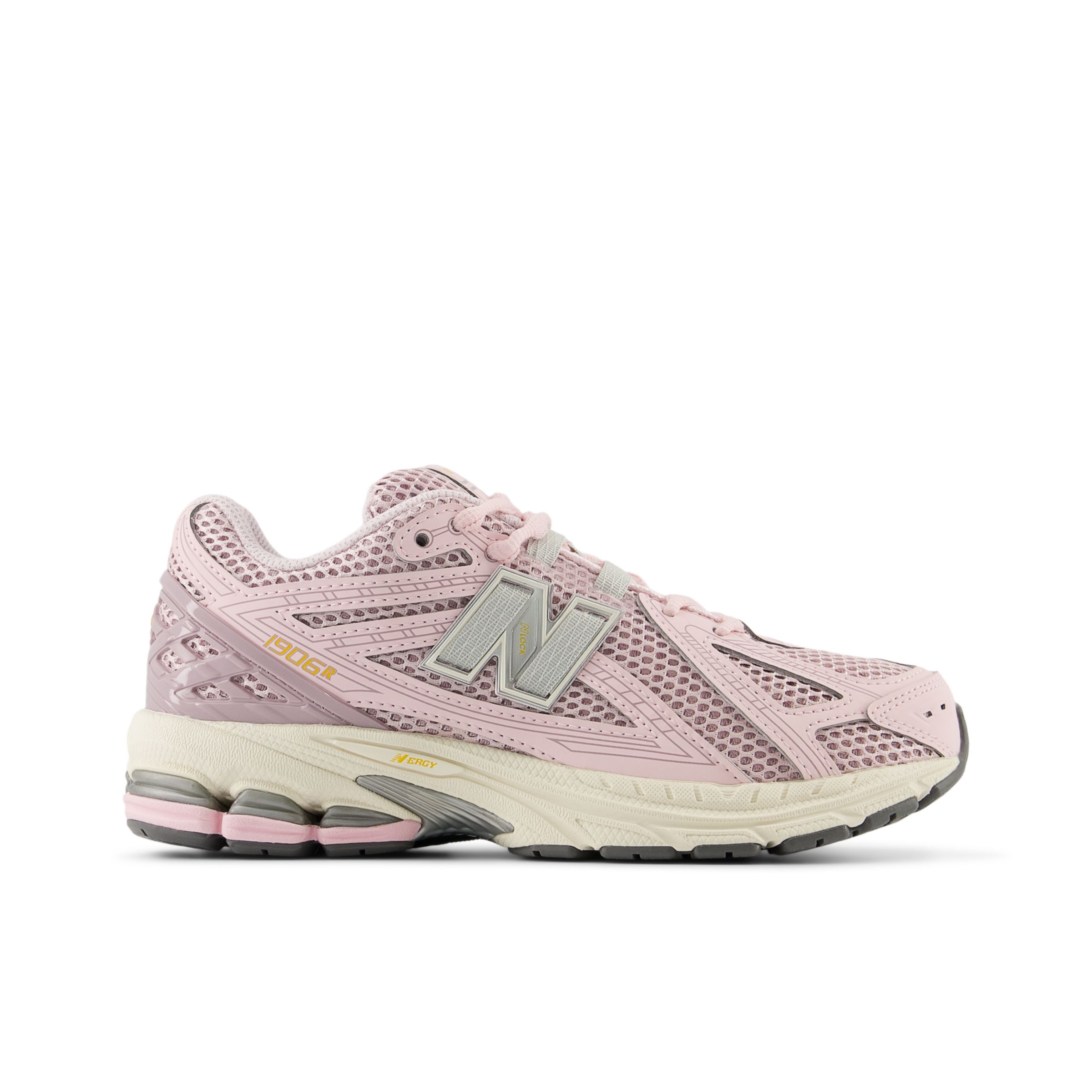 New Balance Kids' 1906 in Pink/Purple Synthetic, size 5.5
