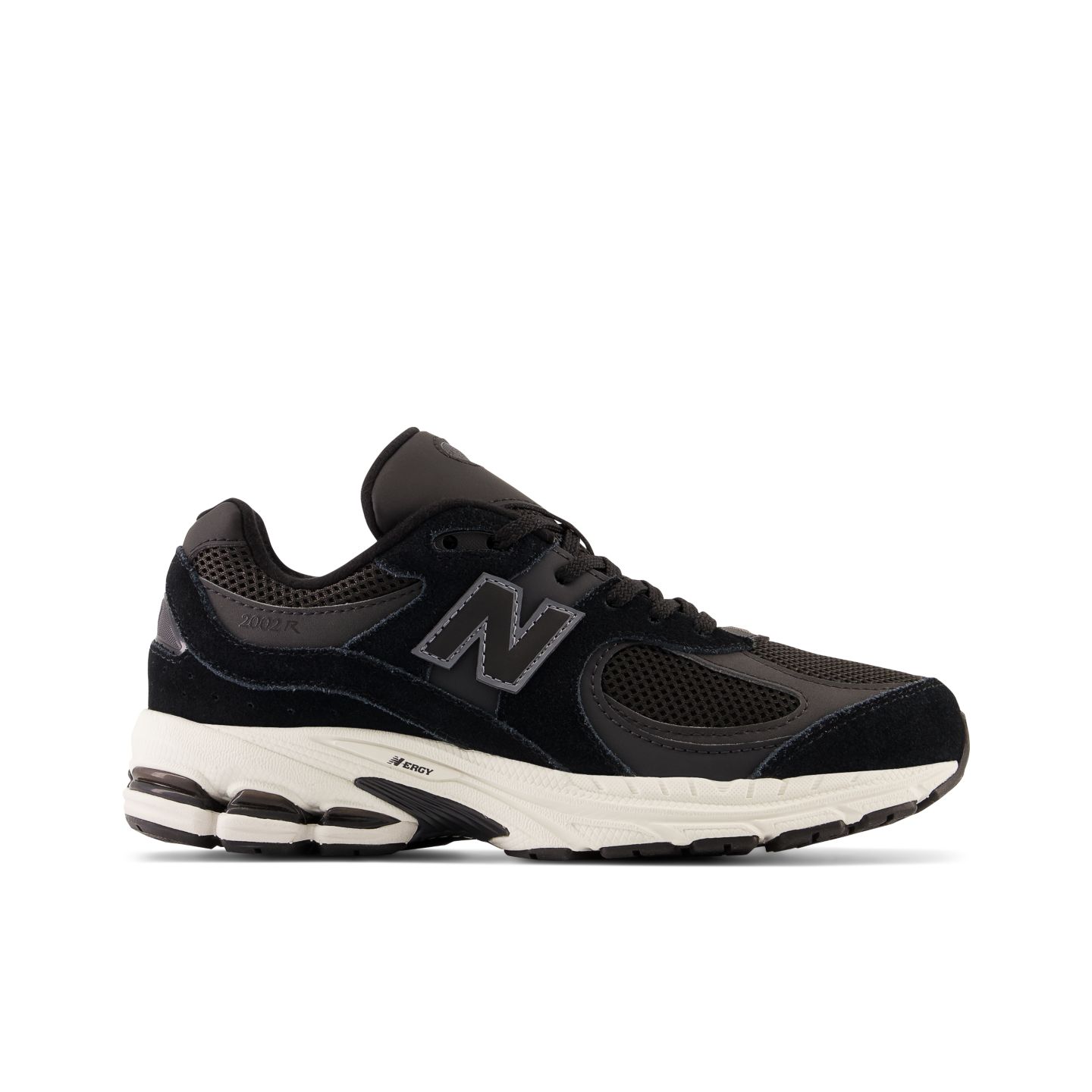 Детские кроссовки New Balance 2002 Lace, цвет: Чёрный — фото 1