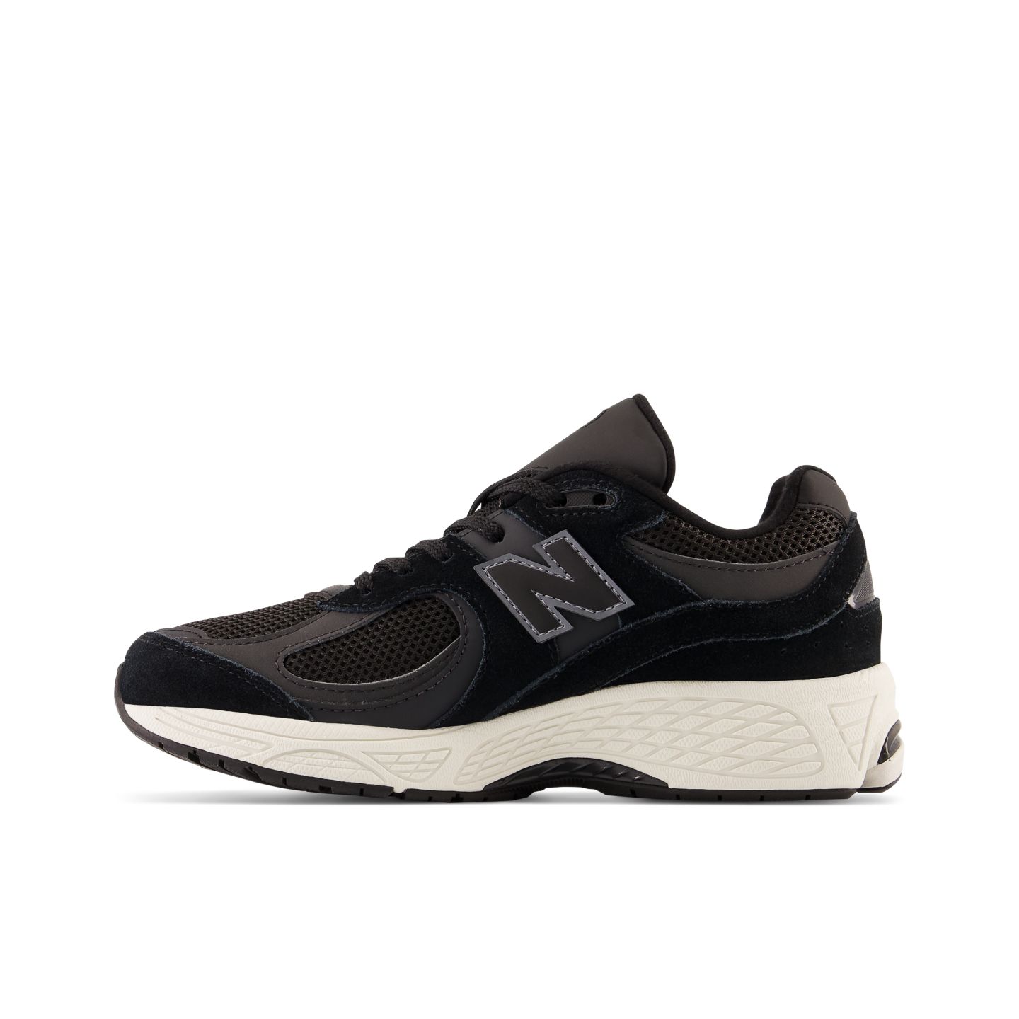 Детские кроссовки New Balance 2002 Lace, цвет: Чёрный — фото 3