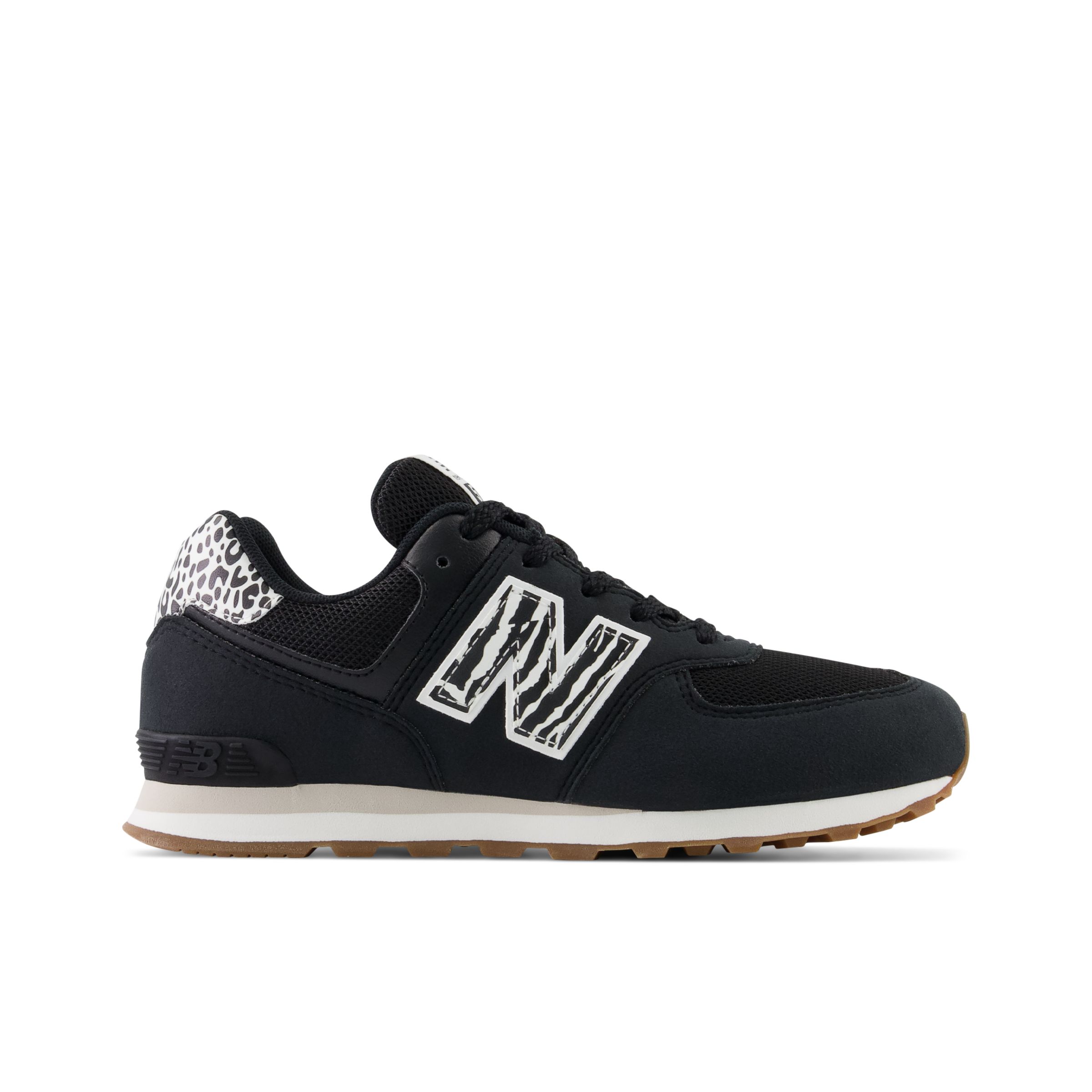 

New Balance Kids' 574 Black/White - Black/White