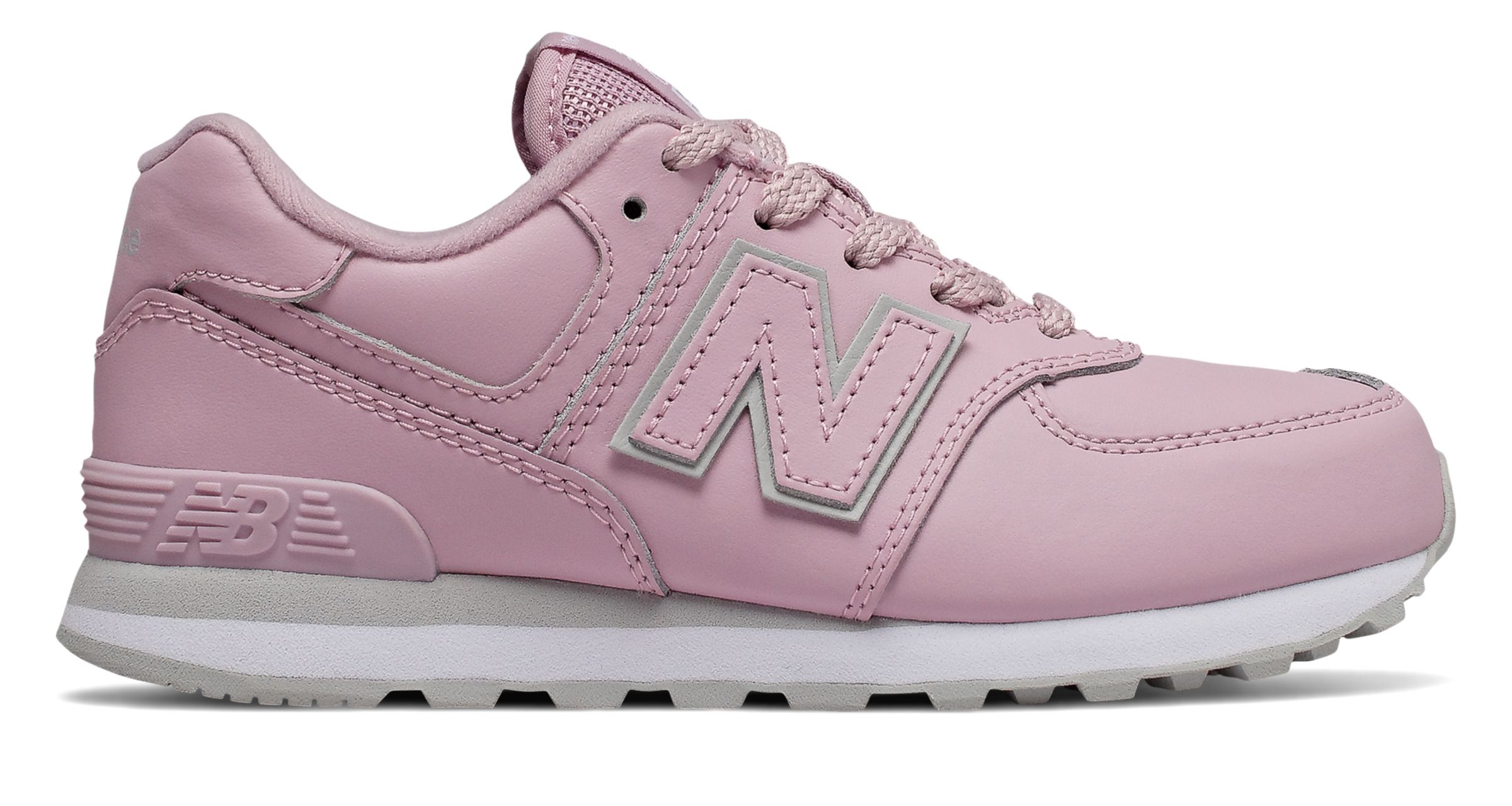 

New Balance Kids' 574 Classic Pink/Grey - Pink/Grey