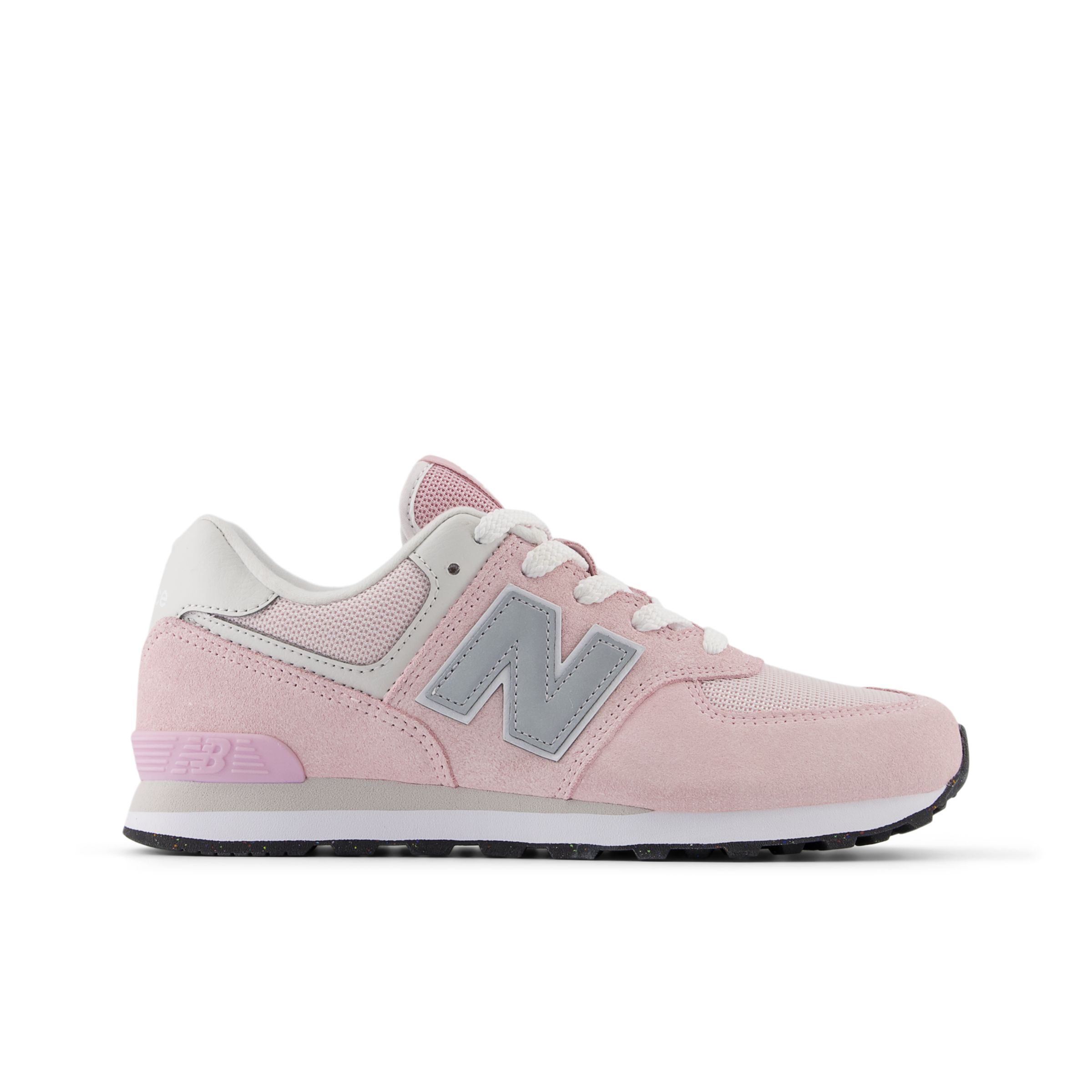 New balance grey pink 574 online