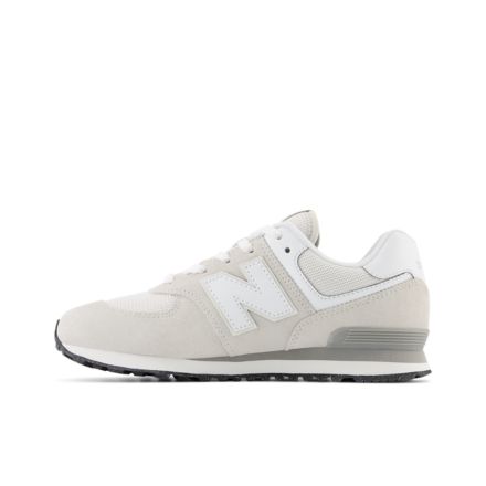 new balance beige & off-white 574 sneakers