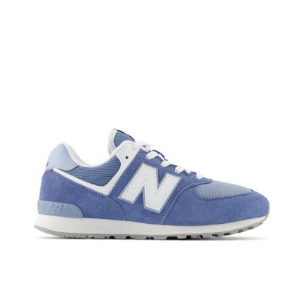 Kids 574 Sneakers | Mercury Blue With White - New Balance