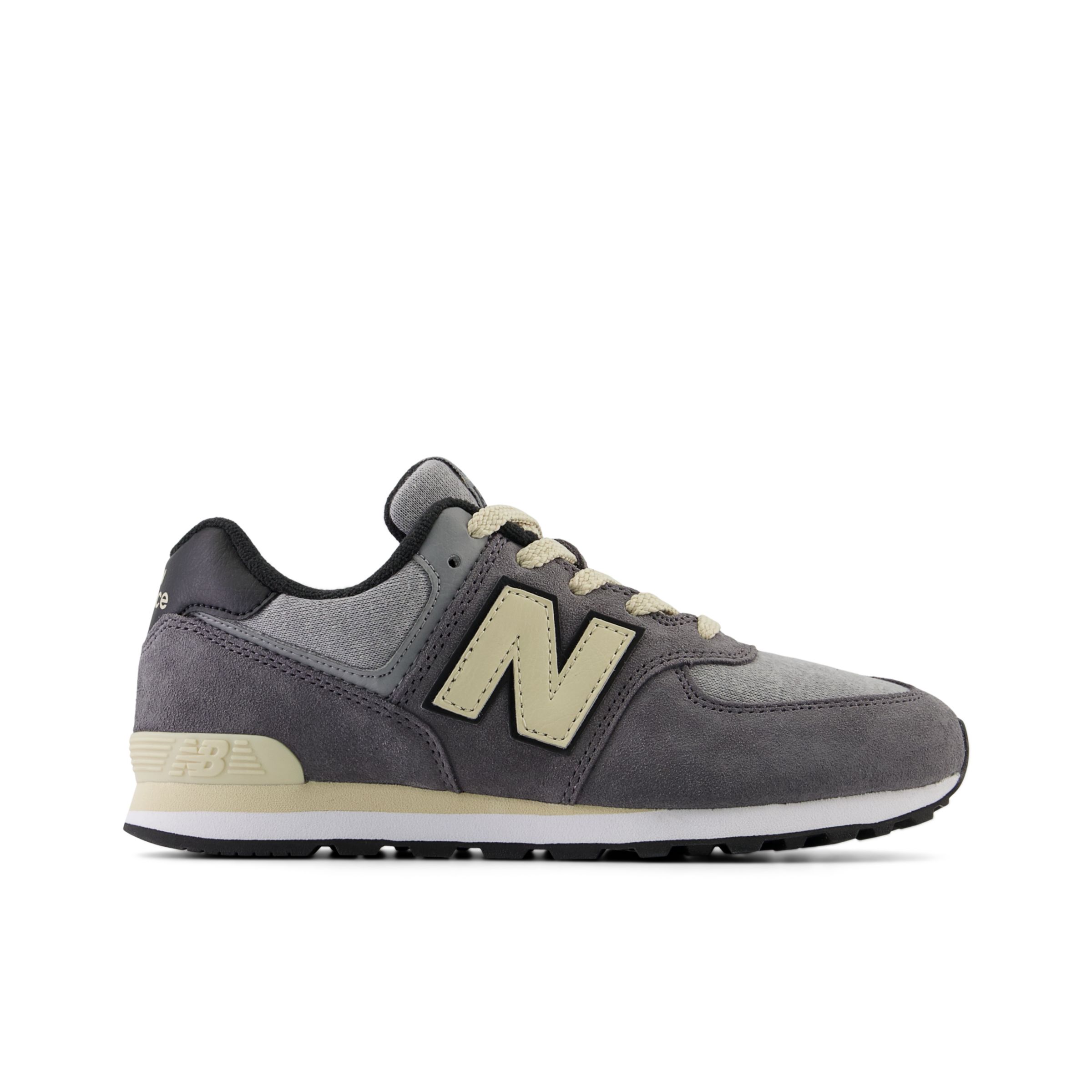 

New Balance Kids' 574 Grey/Beige - Grey/Beige