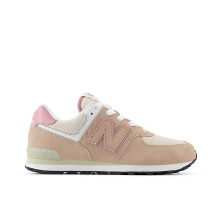 574 LACE, Flat Taupe with Pink Taffy, GC574QTC