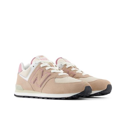 574 LACE, Flat Taupe with Pink Taffy, GC574QTC