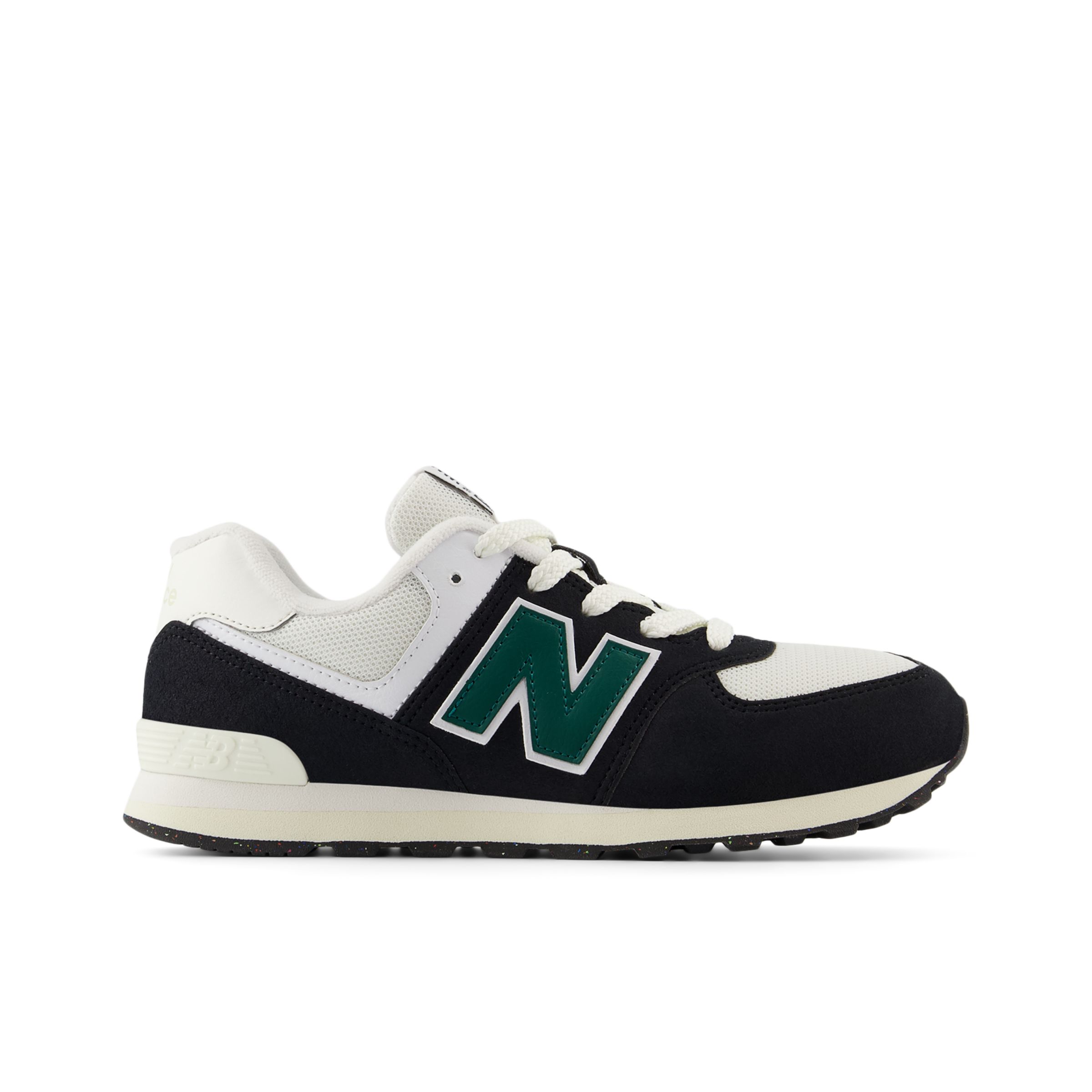 

New Balance Kids' 574 Black/Green - Black/Green