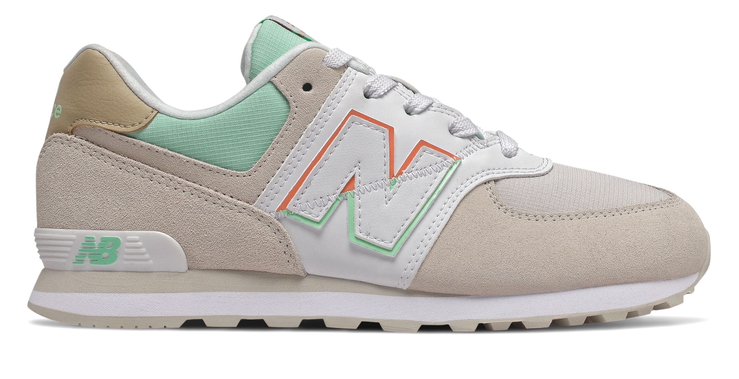 new balance 574 enfant beige