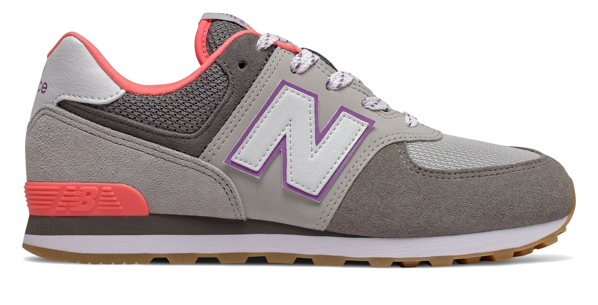 new balance 574 enfant violet