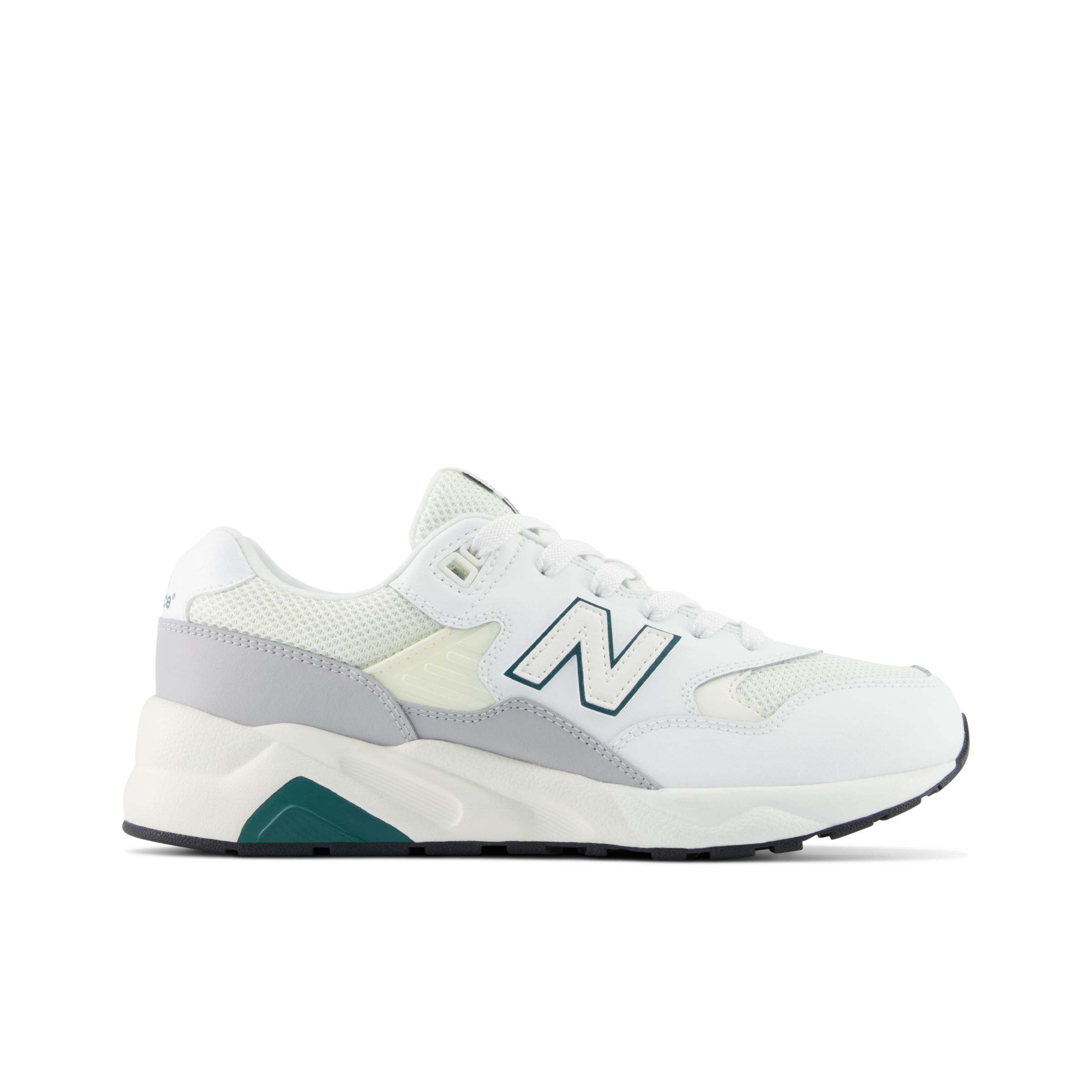 

New Balance Enfant 580 en Blanc/Gris, Synthetic, Taille 38.5