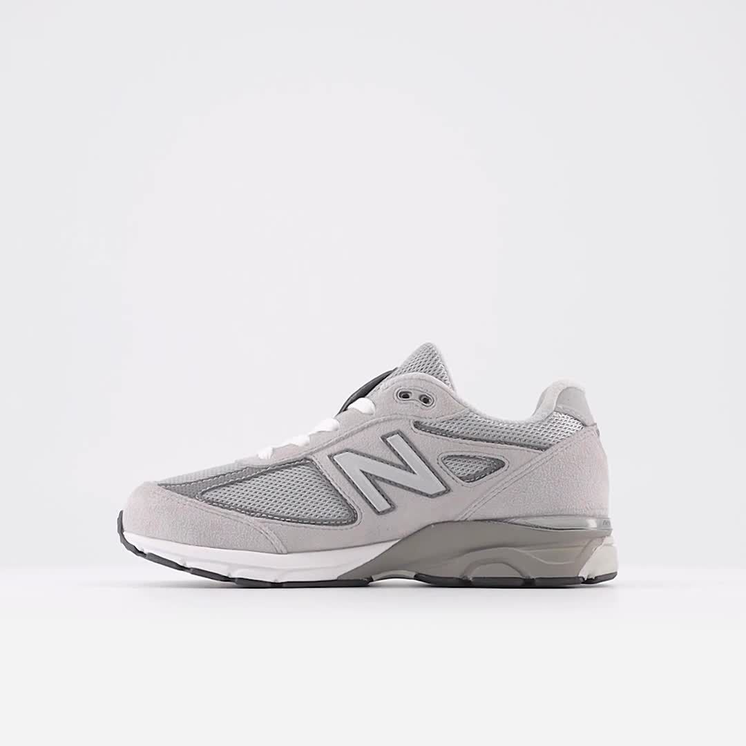 New Balance Kids 990v4 Sneakers Grey Size 4.5