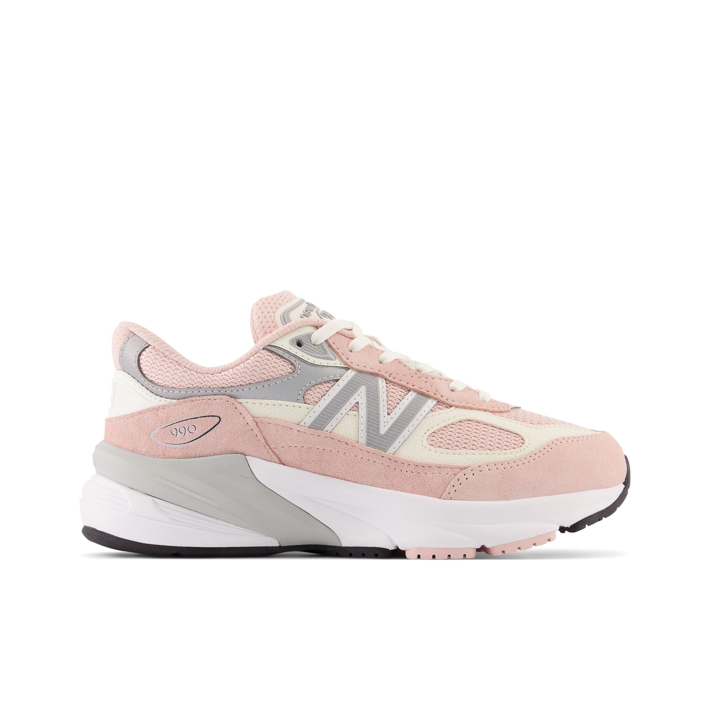New Balance Kids' FuelCell 990v6 - Pink/White (Size 6)