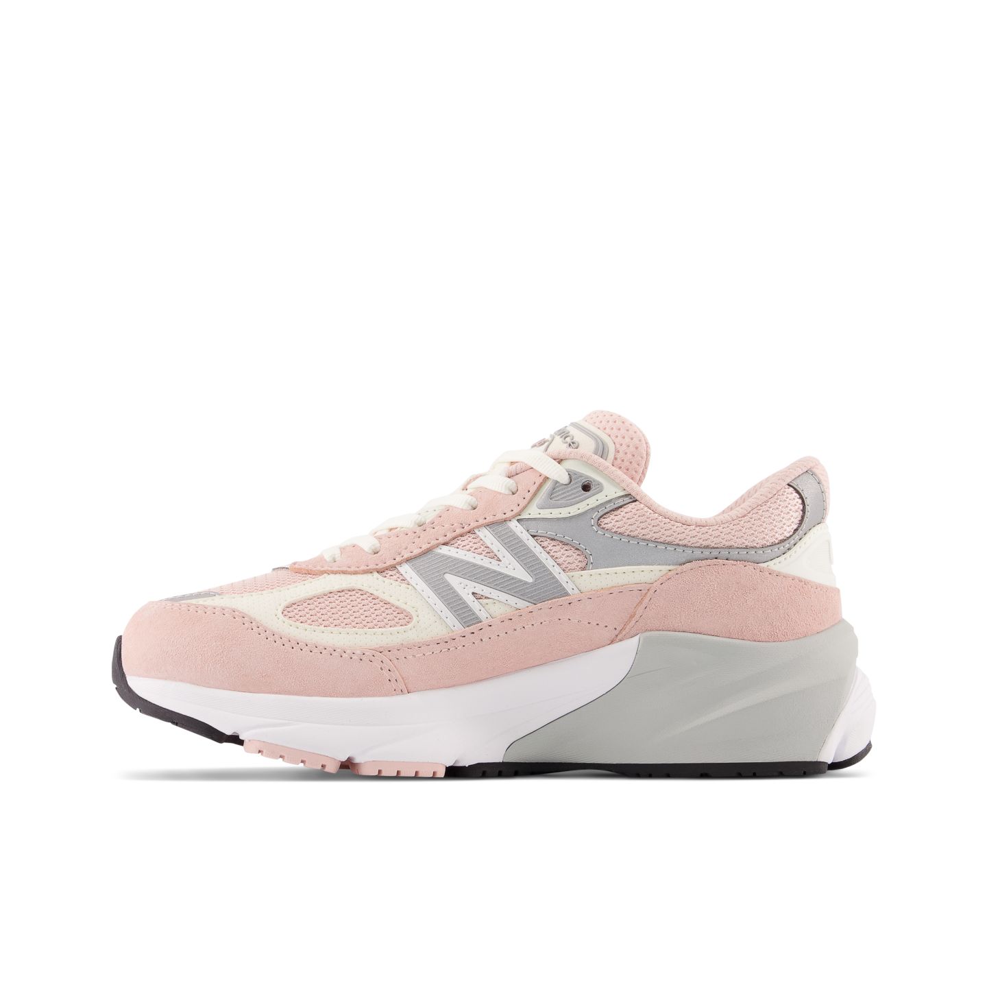 Детские кроссовки New Balance FuelCell 990v6 Lace, цвет: Розовый / Белый — фото 3