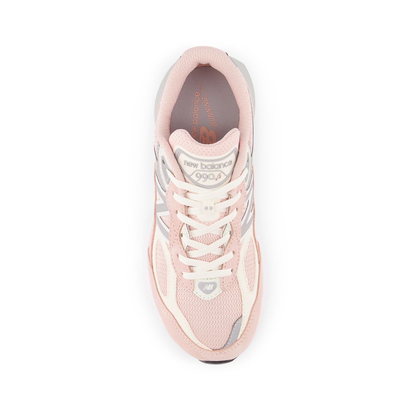 Детские кроссовки New Balance FuelCell 990v6 Lace, цвет: Розовый / Белый — фото 4