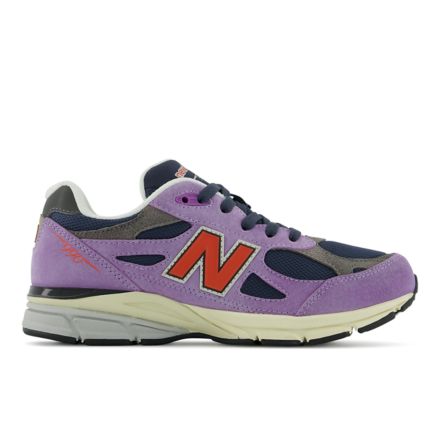 Grey new balance store 990 big kid