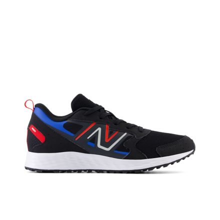 Shop Nb Kids Fresh Foam 650v1 - Black With Team Red - New Balance