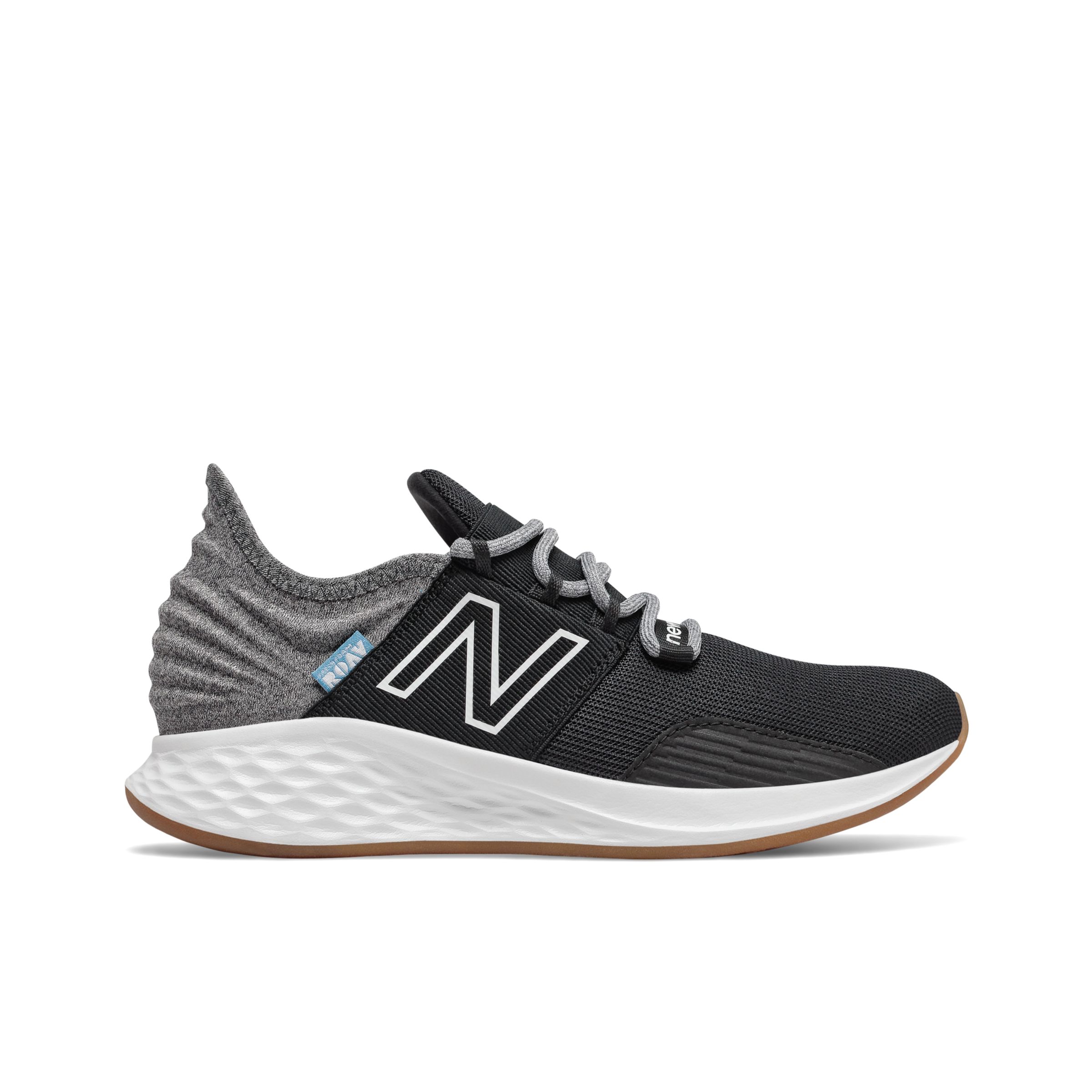 

New Balance Kids' Fresh Foam Roav Tee Shirt Black/Grey - Black/Grey