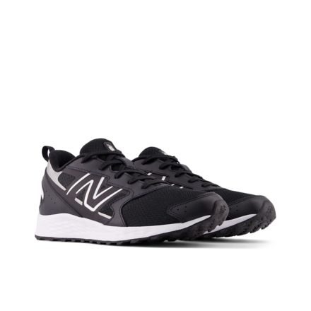 Fresh Foam 650v1, Black with Metallic Silver with White, GK650BK1