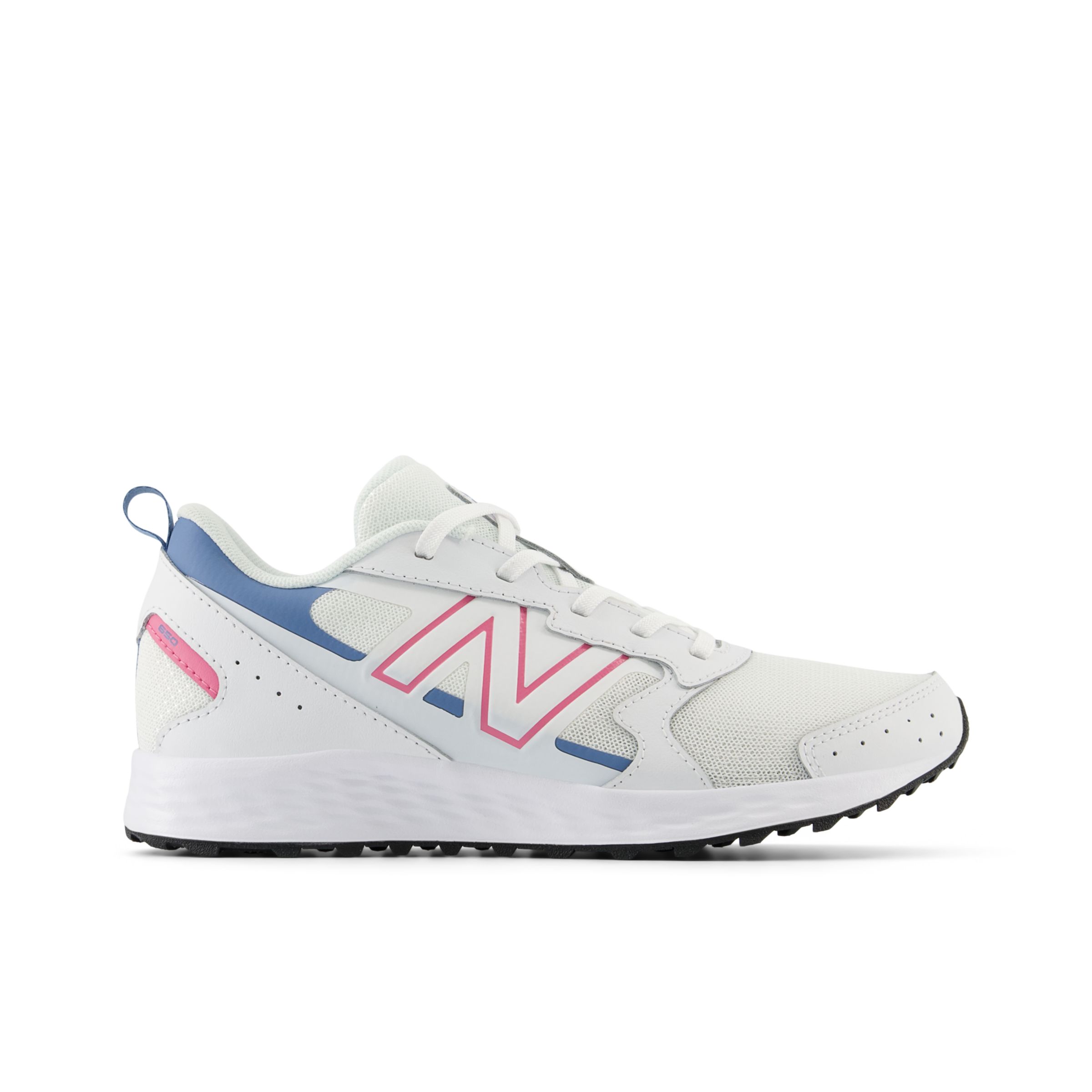 

New Balance Kids' Fresh Foam 650v1 White/Pink/Blue - White/Pink/Blue