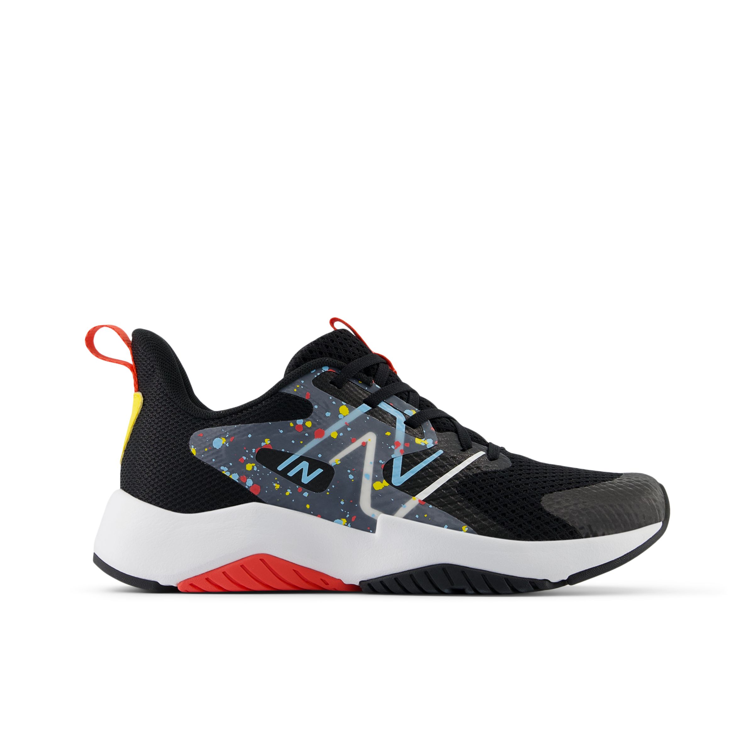 

New Balance Kids' Rave Run v2 Black/Red/Blue - Black/Red/Blue
