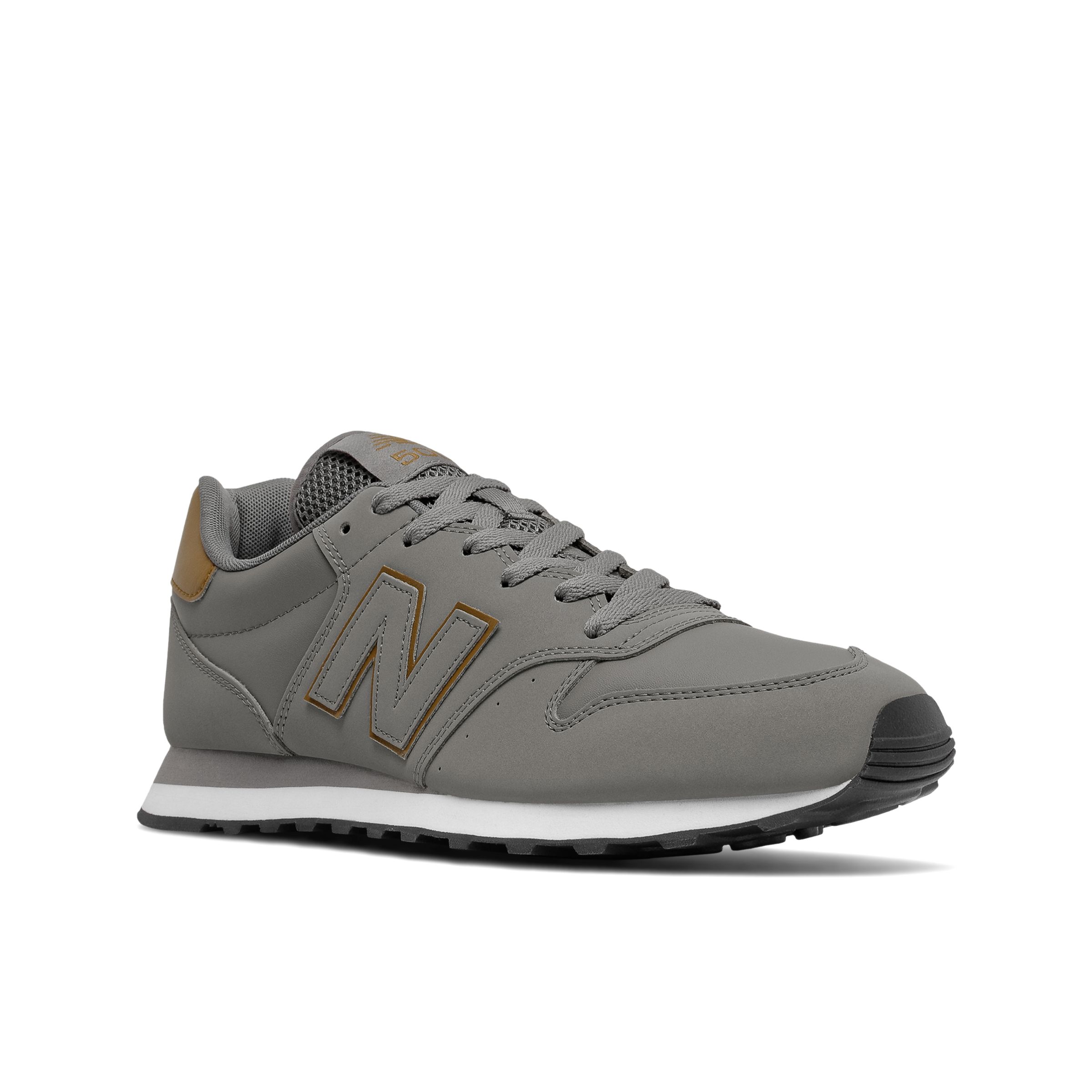 new balance leder sneaker