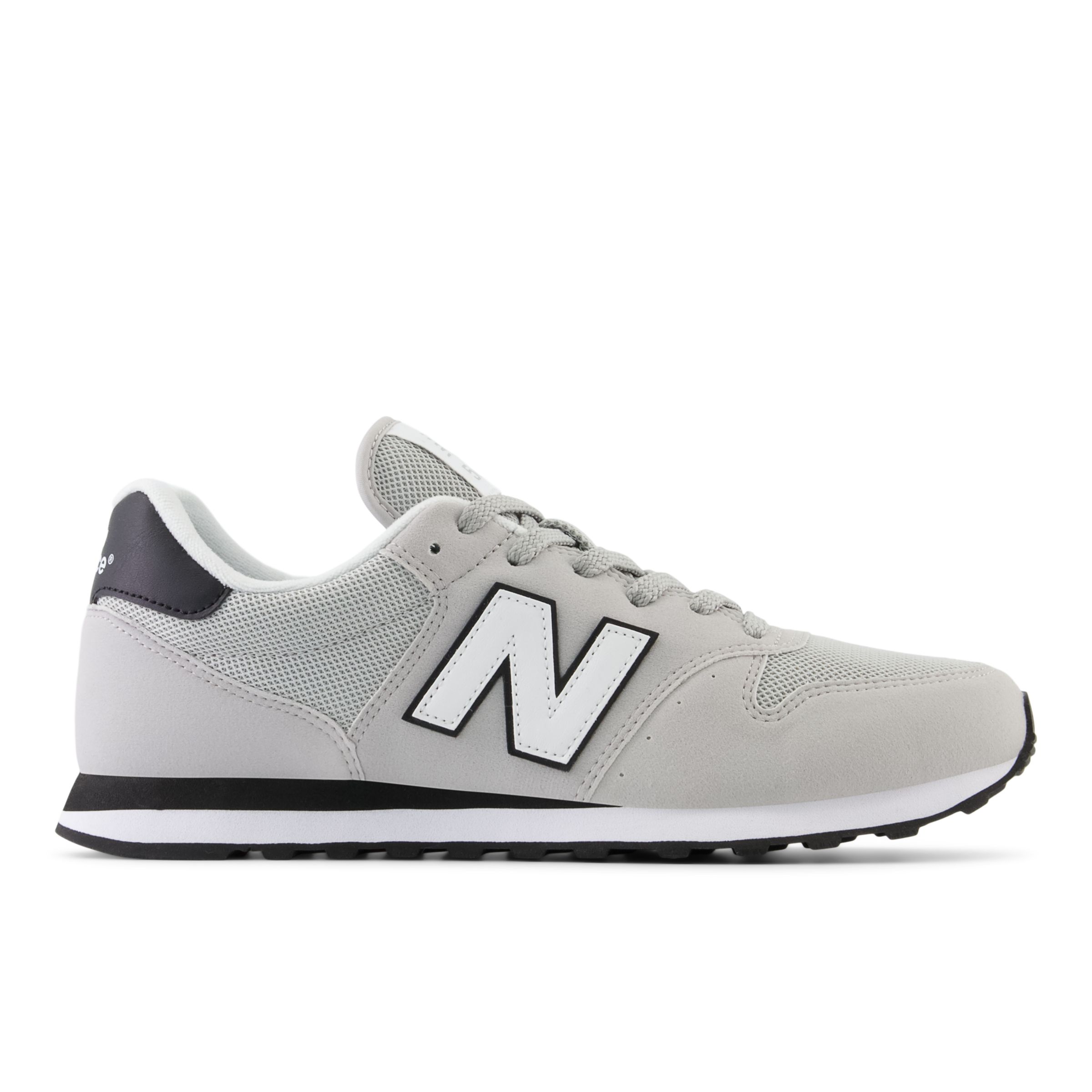 New Balance Men's 500 in Grigio/Nero/Bianca